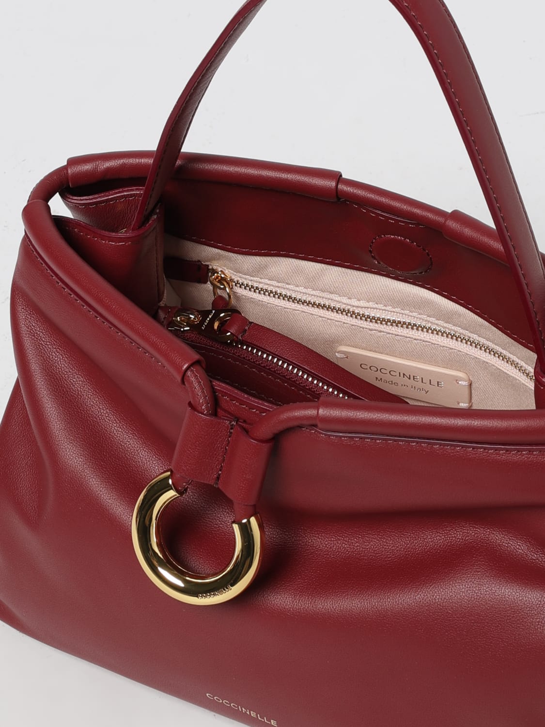 COCCINELLE SAC PORTÉ ÉPAULE: Sac porté épaule femme Coccinelle, Rouge - Img 3