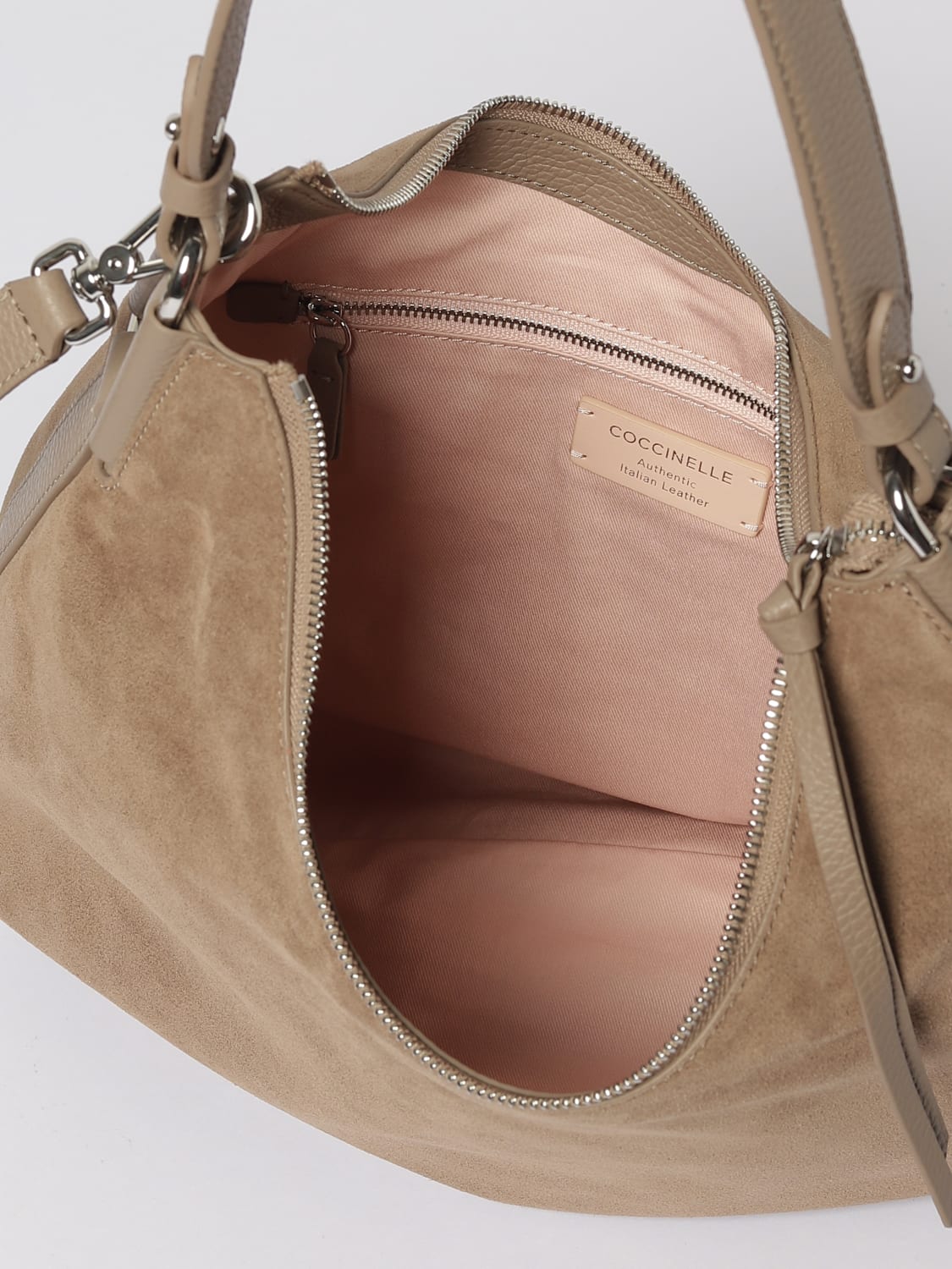 COCCINELLE СУМКА НА ПЛЕЧО: Наплечная сумка Женское Coccinelle, Песочный - Img 3