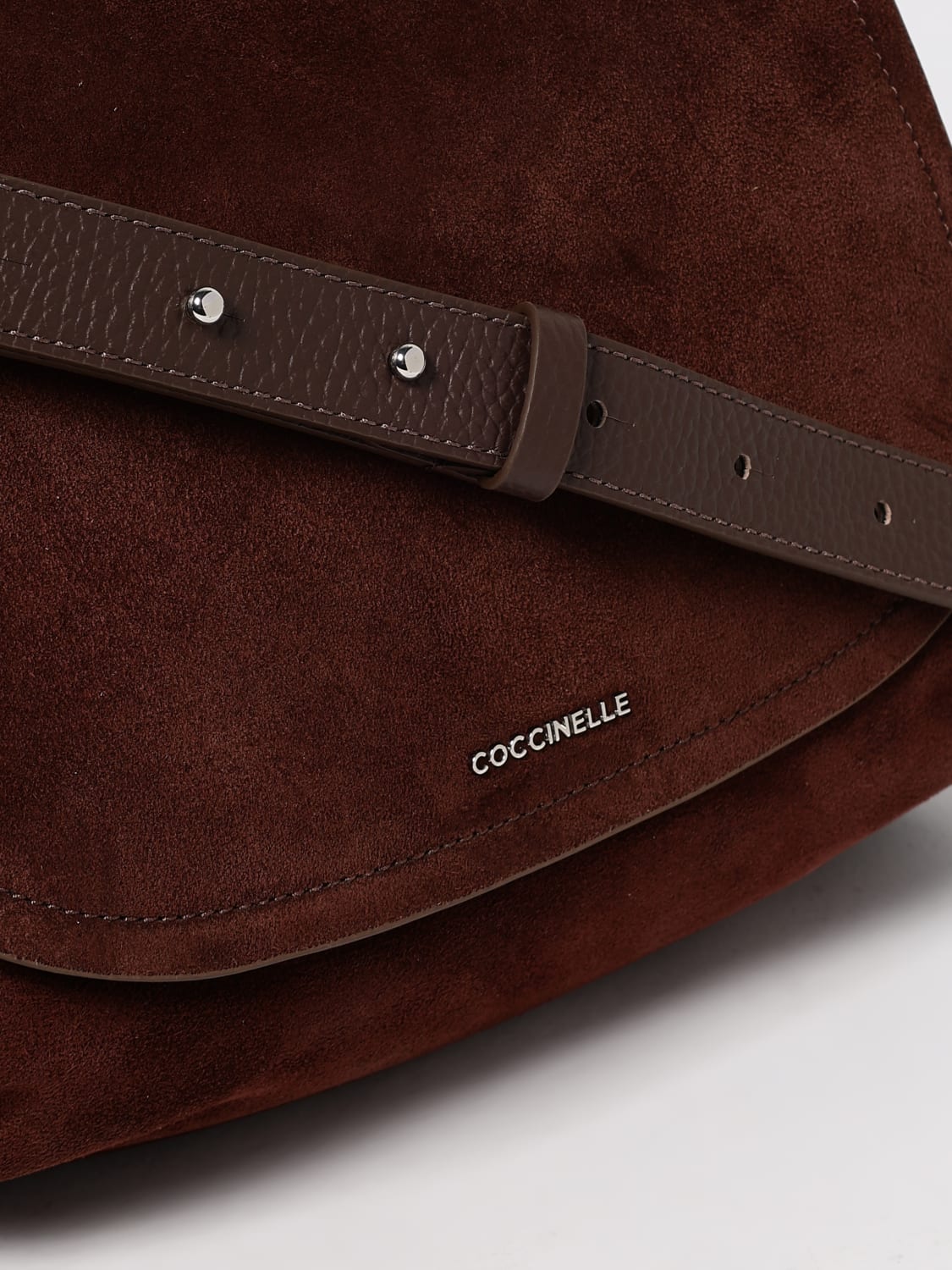 COCCINELLE SHOULDER BAG: Shoulder bag woman Coccinelle, Brown - Img 3