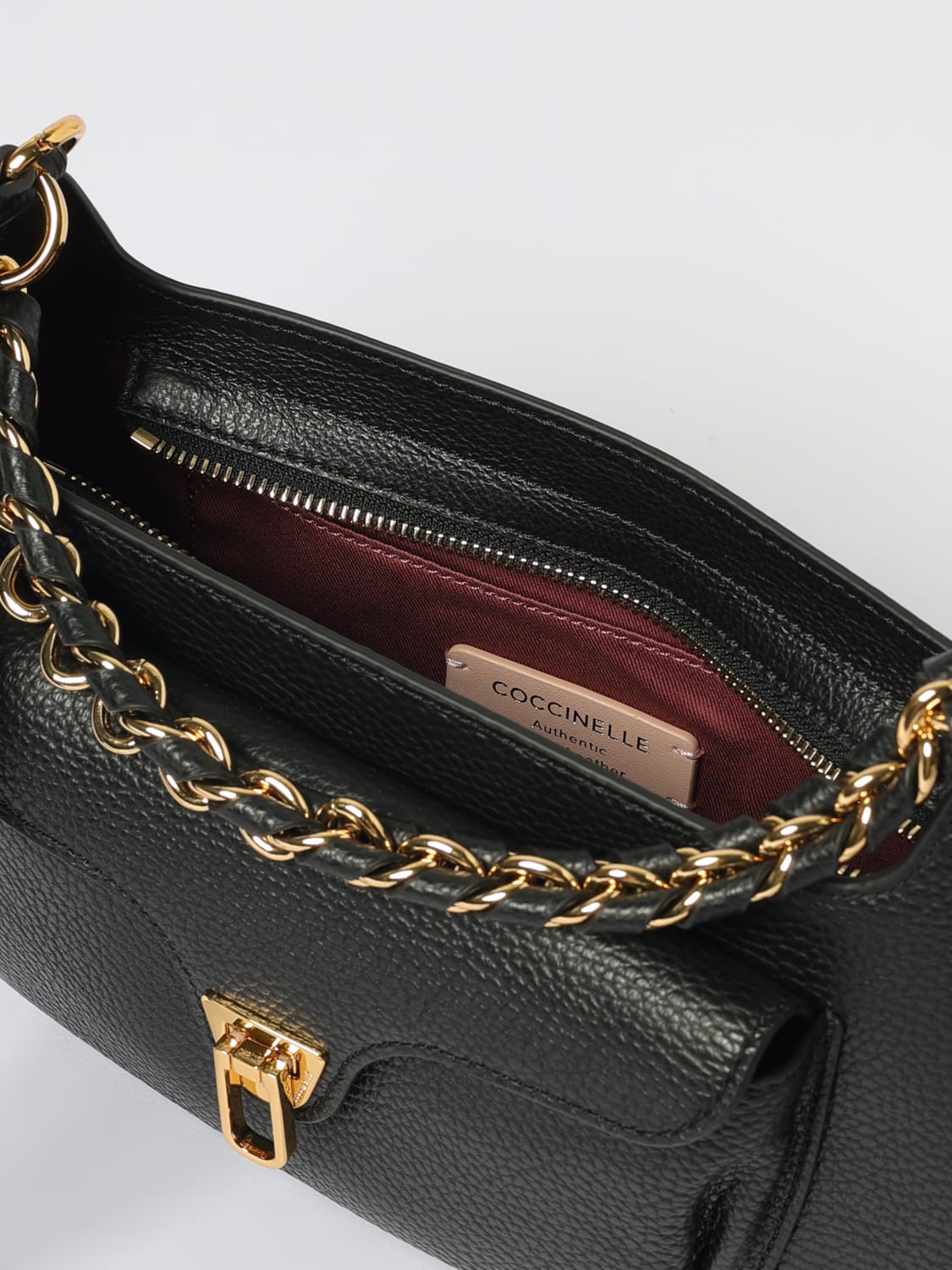 COCCINELLE SCHULTERTASCHE: Schultertasche damen Coccinelle, Schwarz - Img 3