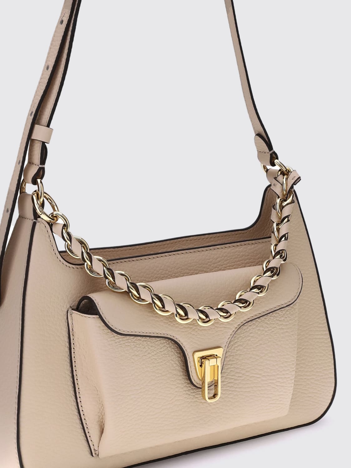 COCCINELLE 肩包: 肩包 女士 Coccinelle, 米色 - Img 3