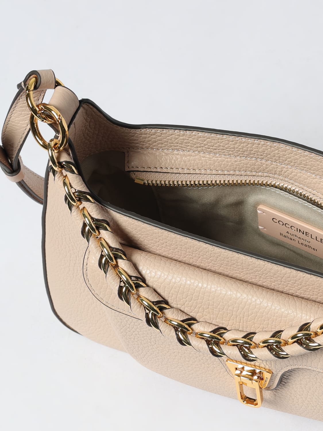 COCCINELLE BOLSO DE HOMBRO: Bolso de hombro mujer Coccinelle, Rosa Pálido - Img 3