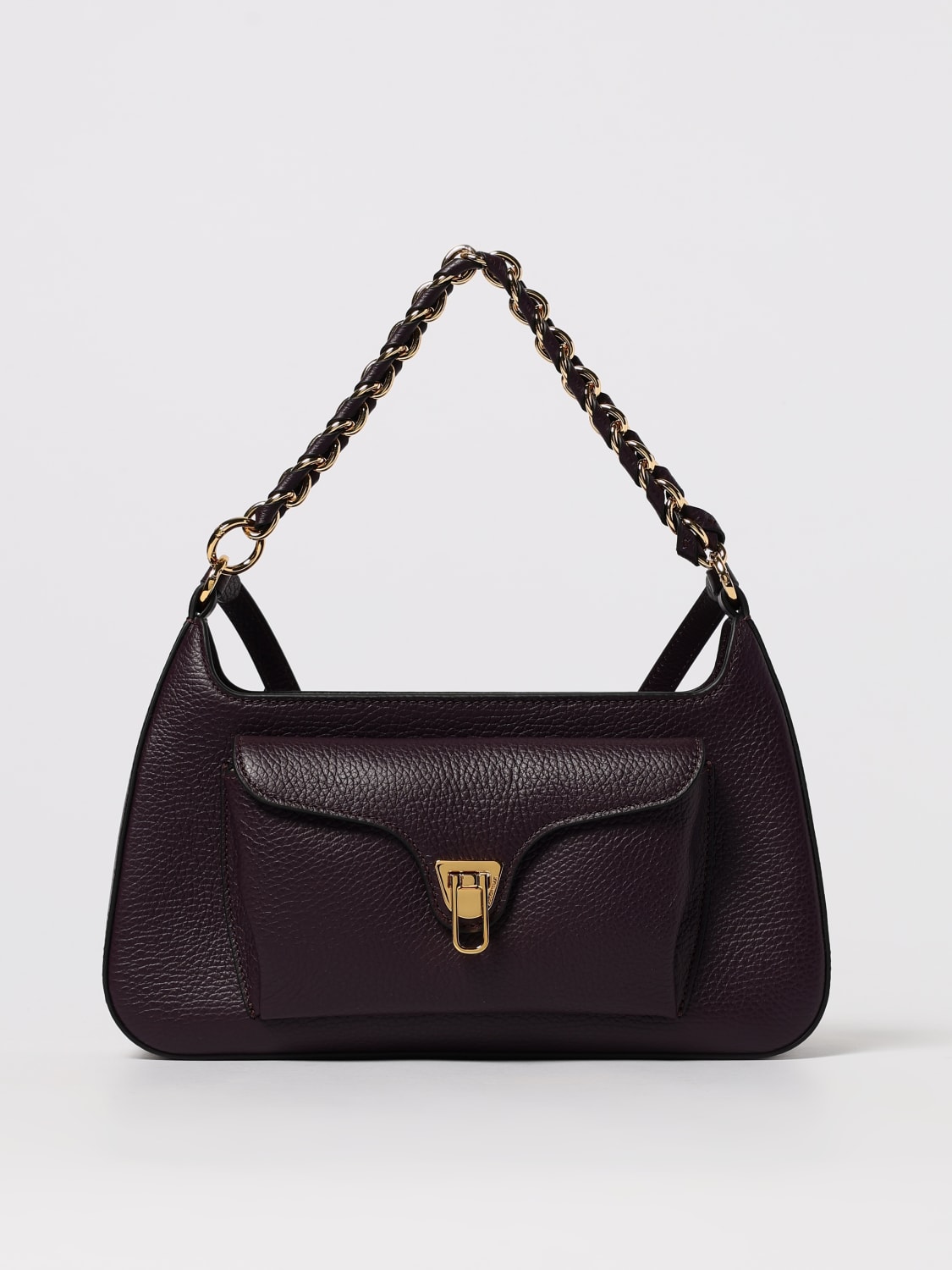 COCCINELLE 肩包: 肩包 女士 Coccinelle, 深紫色 - Img 1