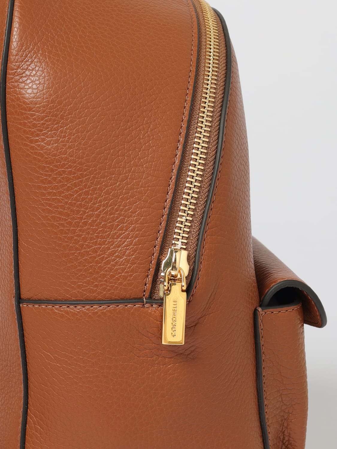 COCCINELLE BACKPACK: Shoulder bag woman Coccinelle, Leather - Img 3