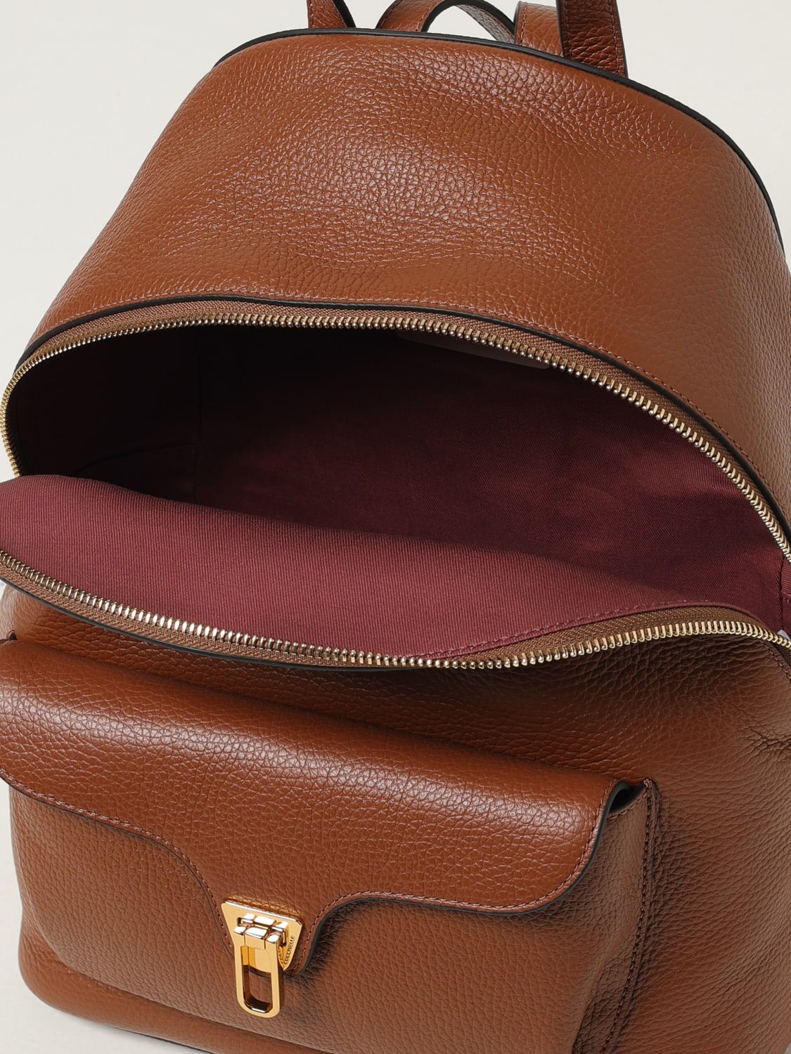 COCCINELLE BACKPACK: Shoulder bag woman Coccinelle, Leather - Img 4