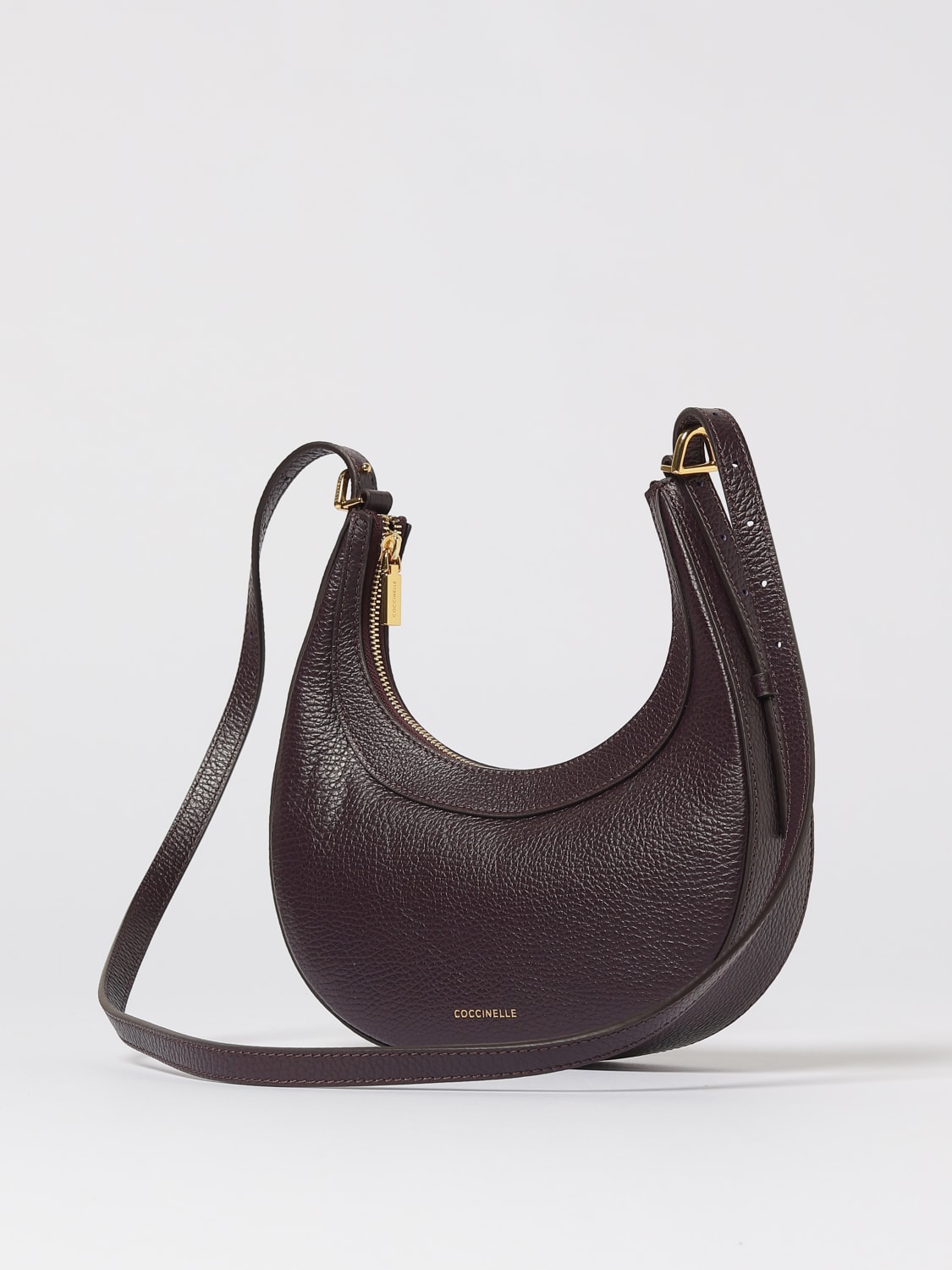 COCCINELLE MINI BOLSO: Bolso de hombro mujer Coccinelle, Ciruela - Img 3