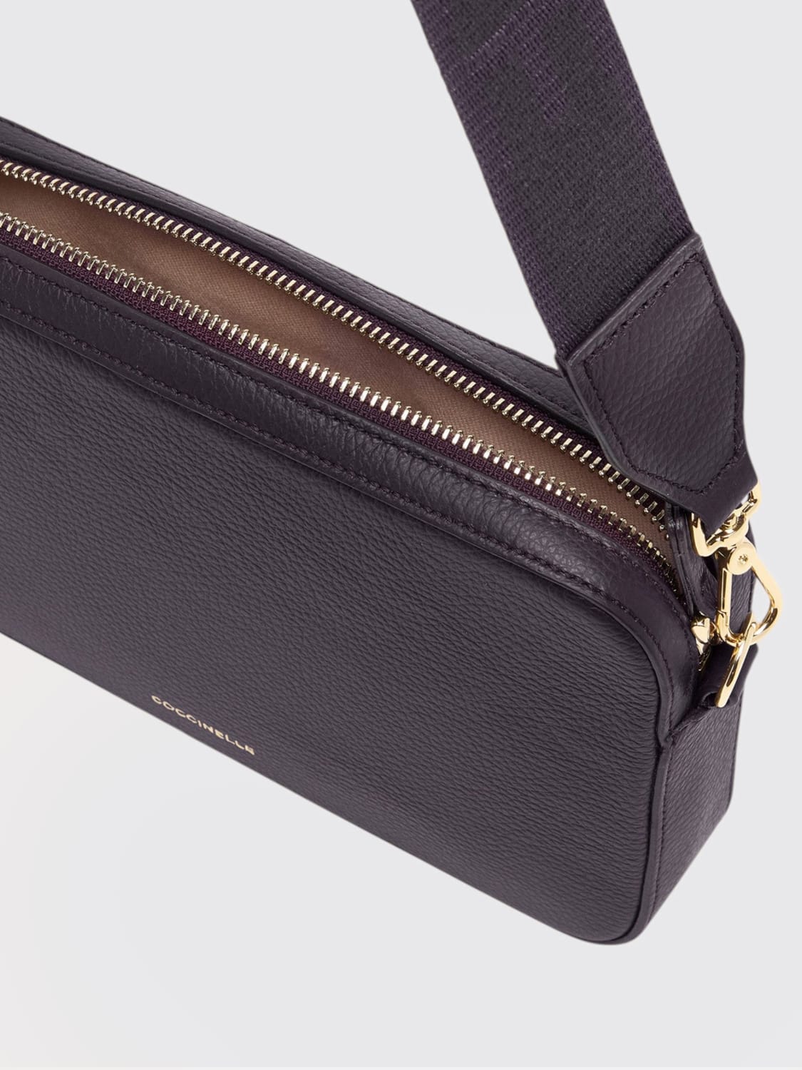 COCCINELLE SHOULDER BAG: Shoulder bag woman Coccinelle, Plum - Img 2