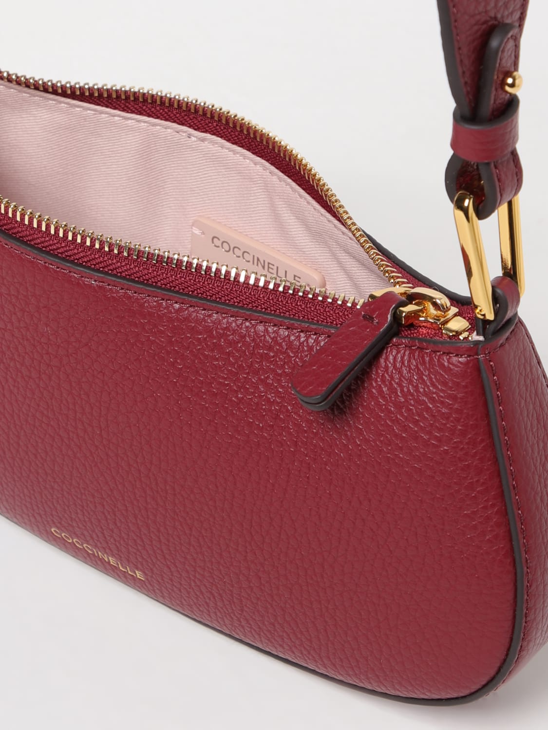 COCCINELLE SCHULTERTASCHE: Schultertasche damen Coccinelle, Burgunderrot - Img 3