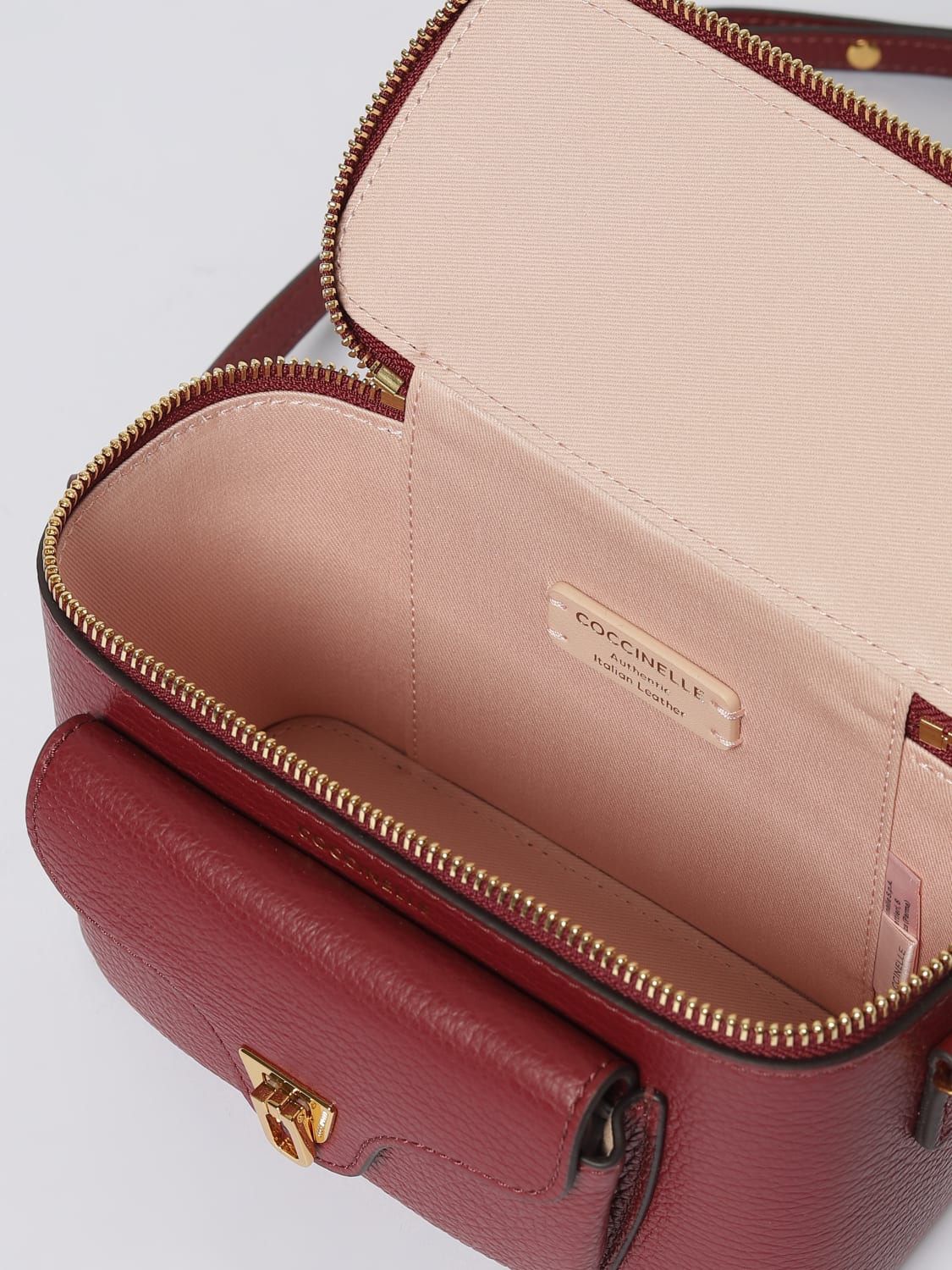 COCCINELLE MINI SAC: Sac porté épaule femme Coccinelle, Rouge - Img 3