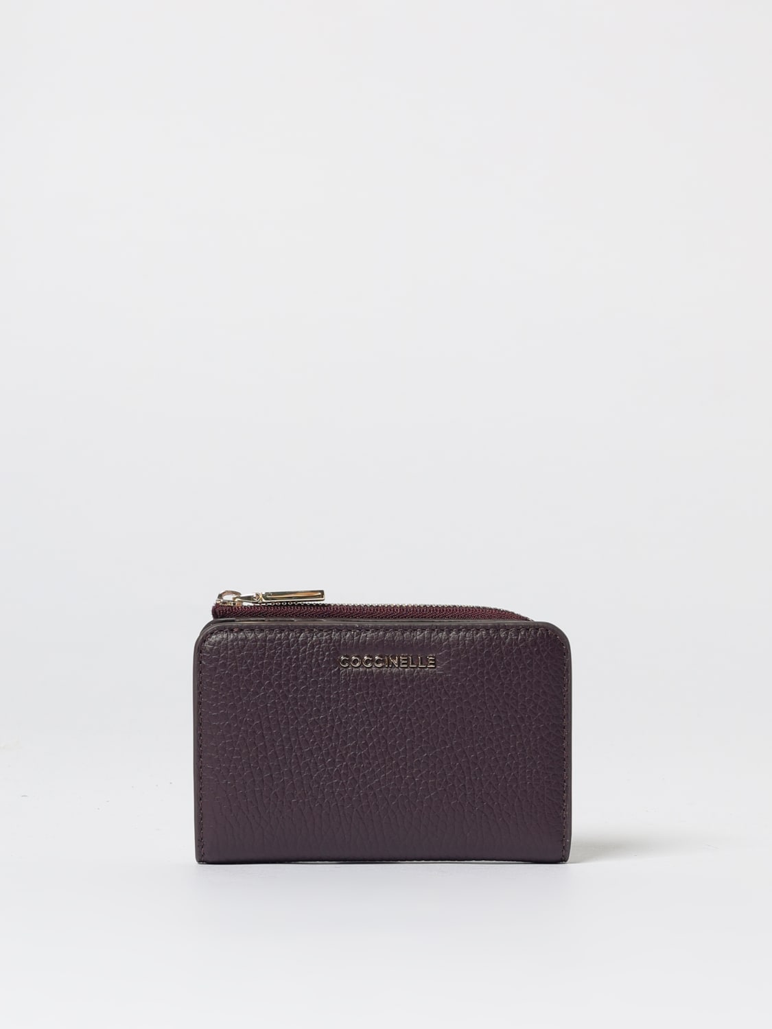 COCCINELLE WALLET: Wallet woman Coccinelle, Plum - Img 1