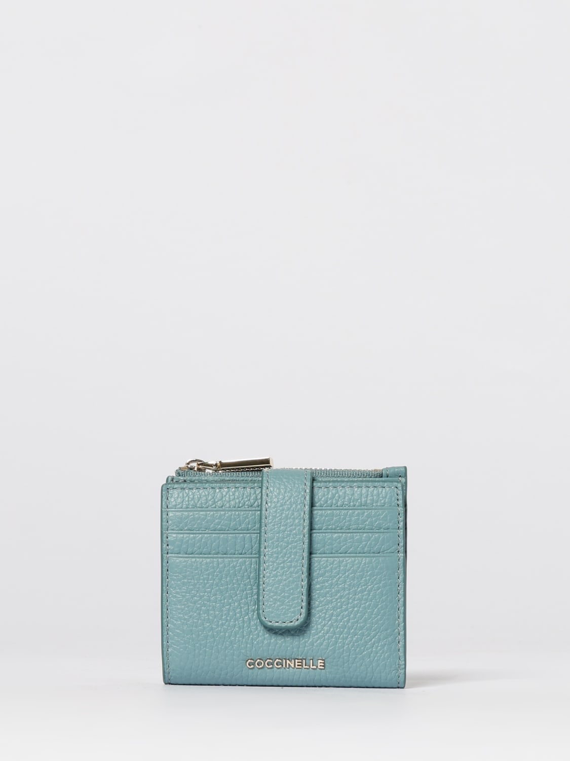 COCCINELLE WALLET: Wallet woman Coccinelle, Blue - Img 1