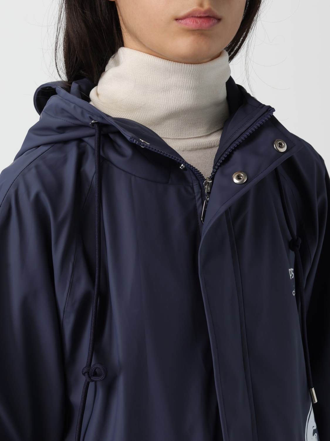 COCCINELLE JACKE: Mantel damen Coccinelle, Blau - Img 4