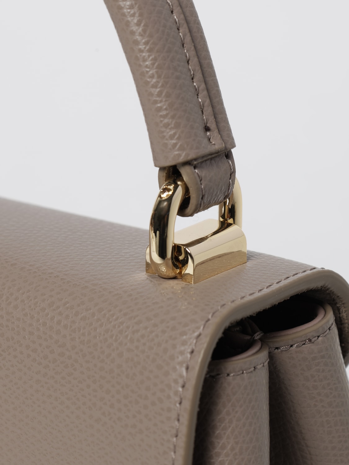 FURLA BORSA MINI: Borsa 1927 Furla in pelle a grana , Grigio - Img 3