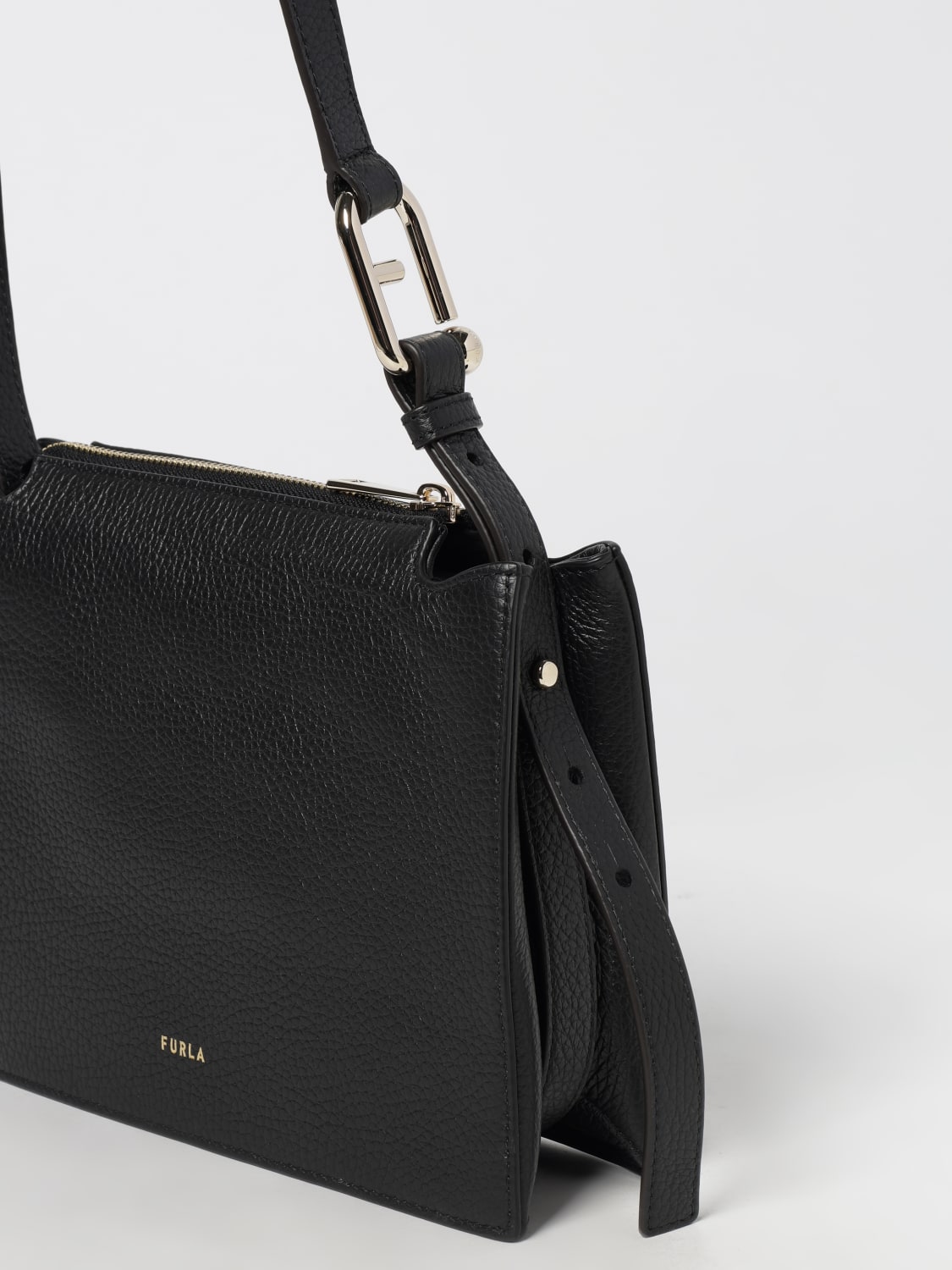 FURLA CROSSBODY BAG: Shoulder bag woman Furla, Black - Img 3