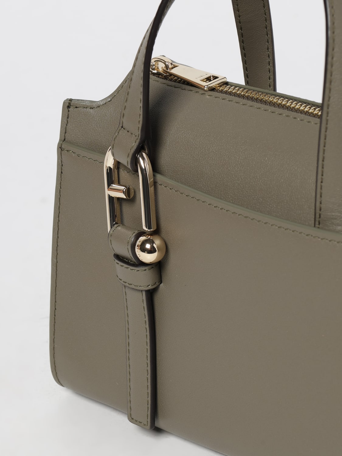 FURLA MINI BAG: Shoulder bag woman Furla, Sage - Img 3