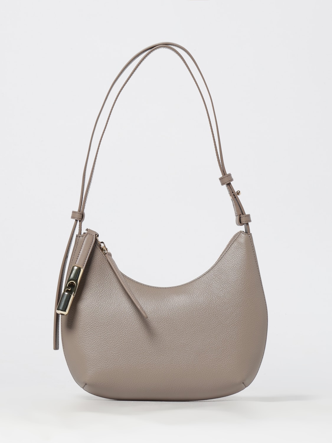 FURLA MINI BAG: Shoulder bag woman Furla, Grey - Img 1