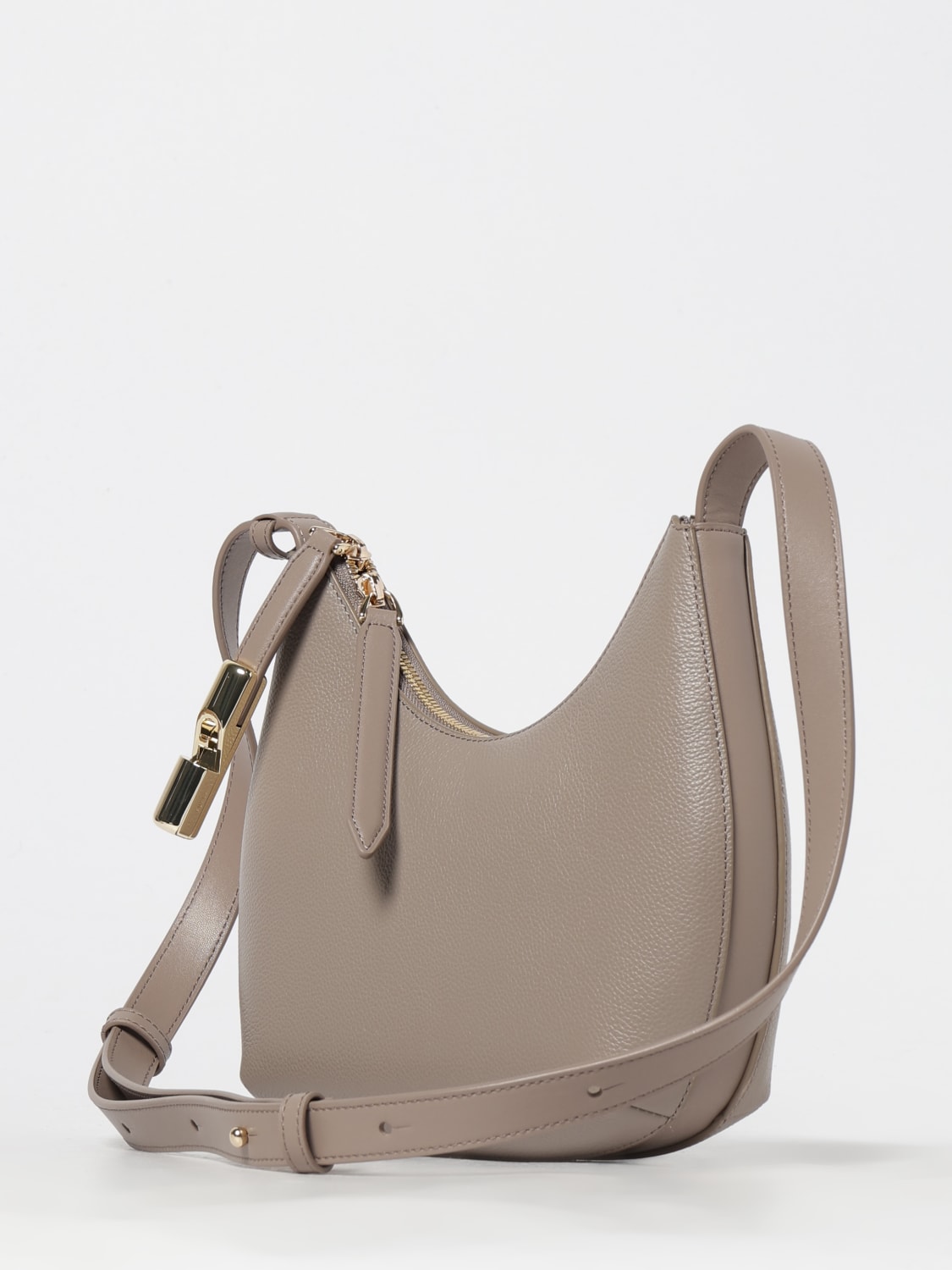 FURLA MINI BAG: Shoulder bag woman Furla, Grey - Img 3