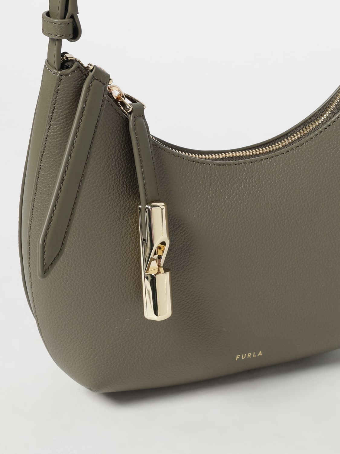 FURLA MINI BAG: Shoulder bag woman Furla, Sage - Img 3
