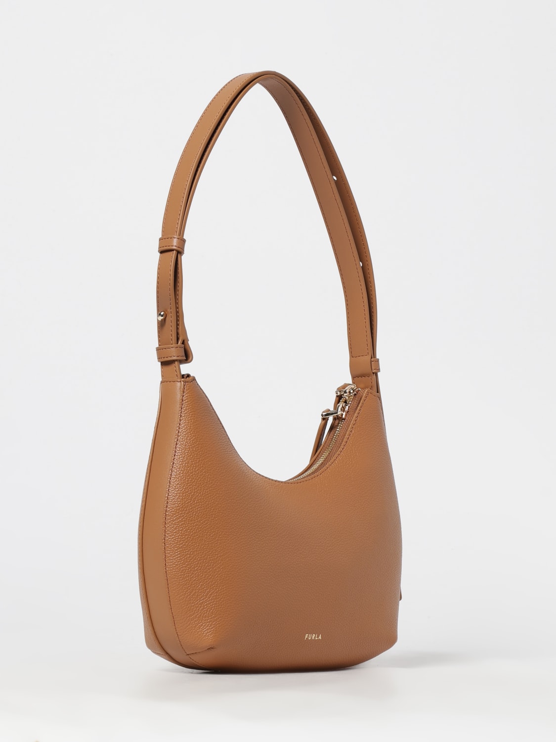 FURLA BORSA MINI: Borsa Goccia S Furla in pelle a grana , Cuoio - Img 2