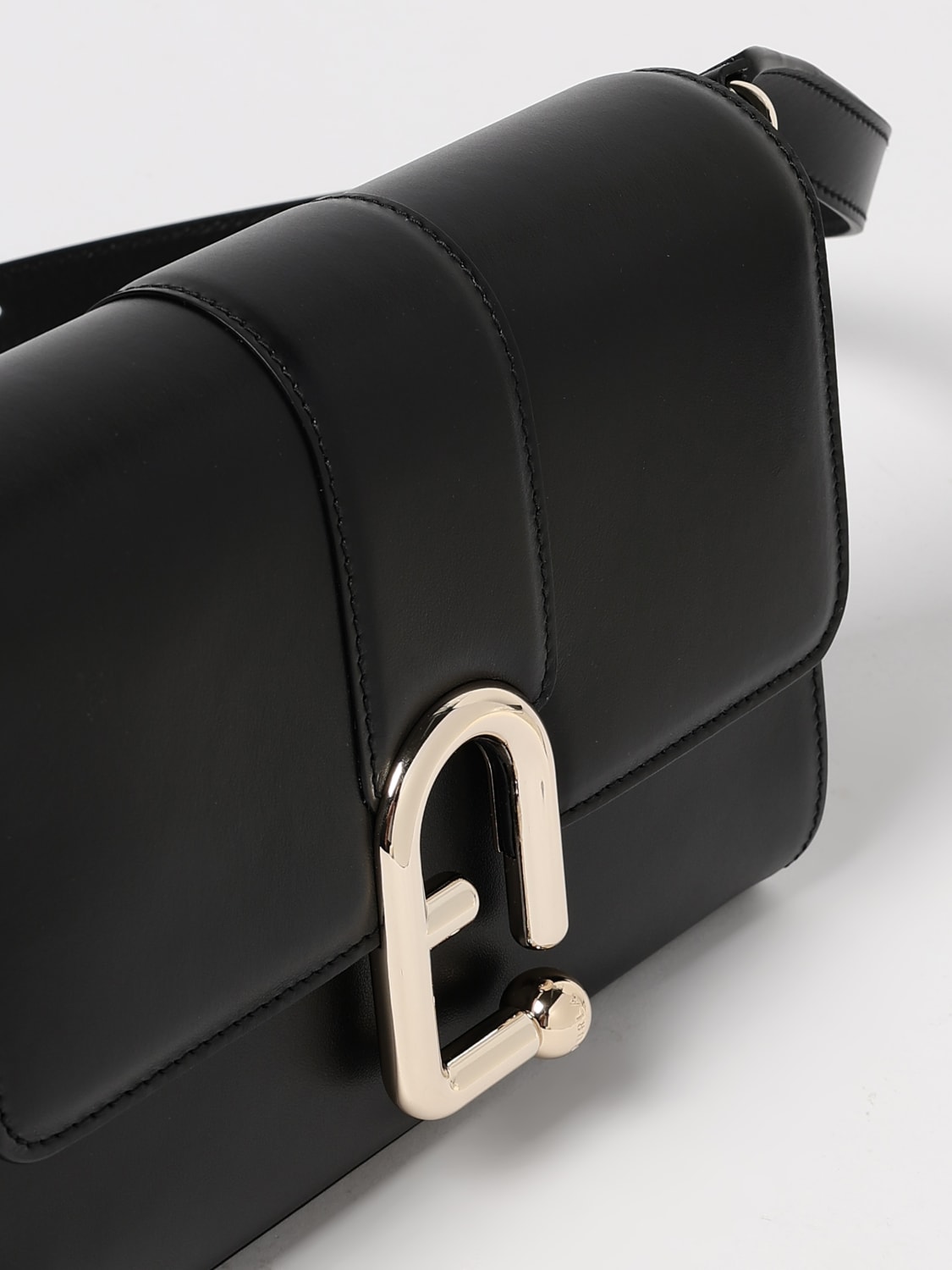 FURLA MINI BAG: Shoulder bag woman Furla, Black - Img 3