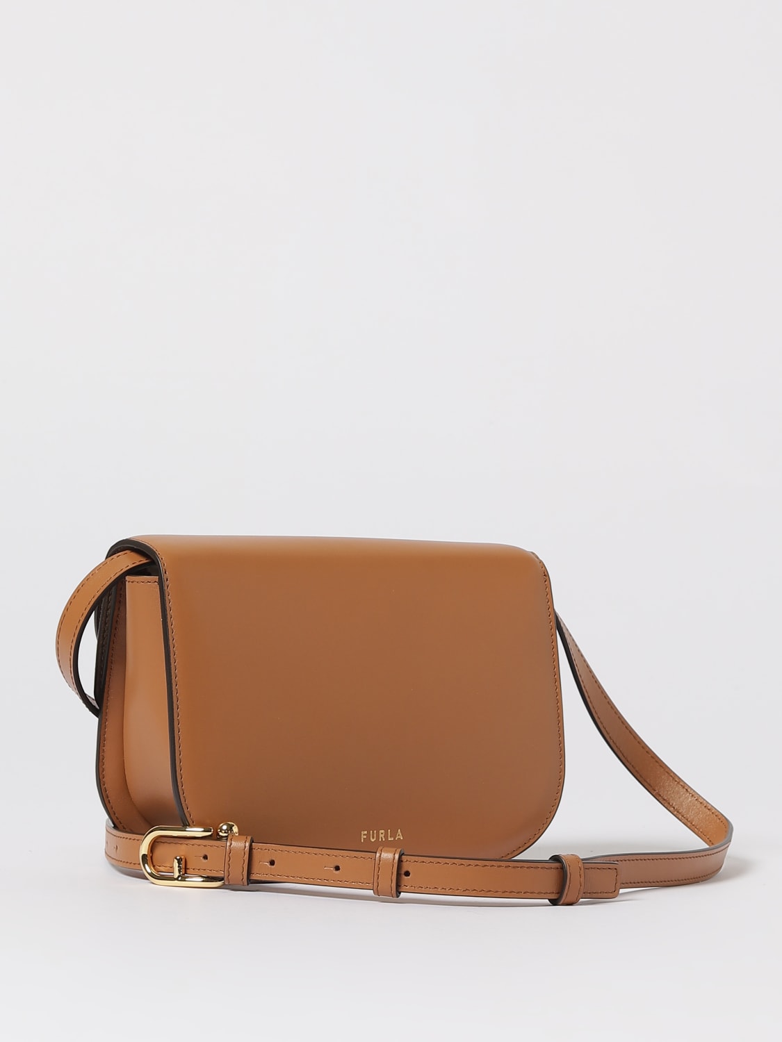 FURLA MINI BAG: Shoulder bag woman Furla, Brown - Img 2