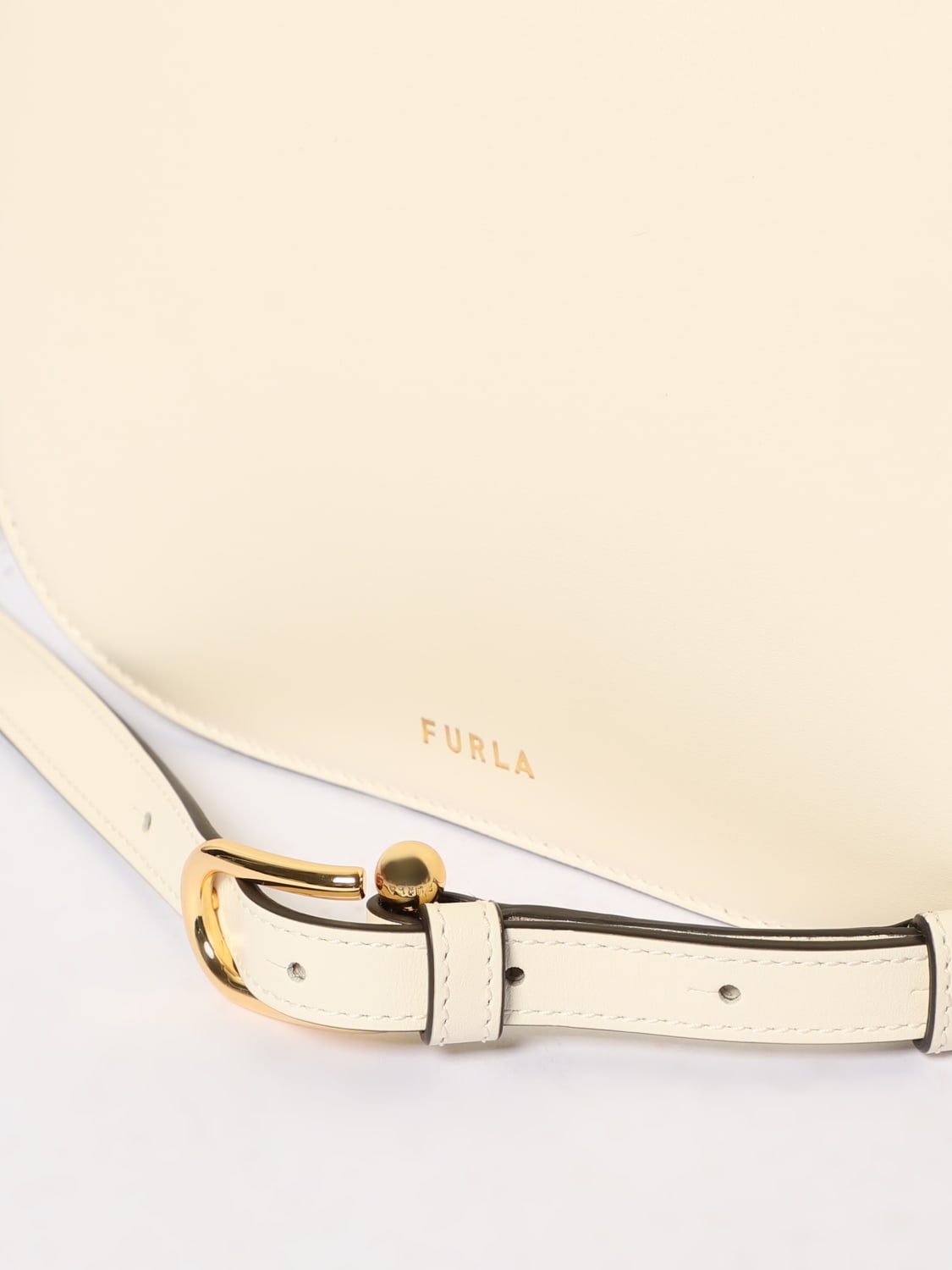 FURLA 미니백: 숄더백 여성 Furla, 옐로우 크림 - Img 3