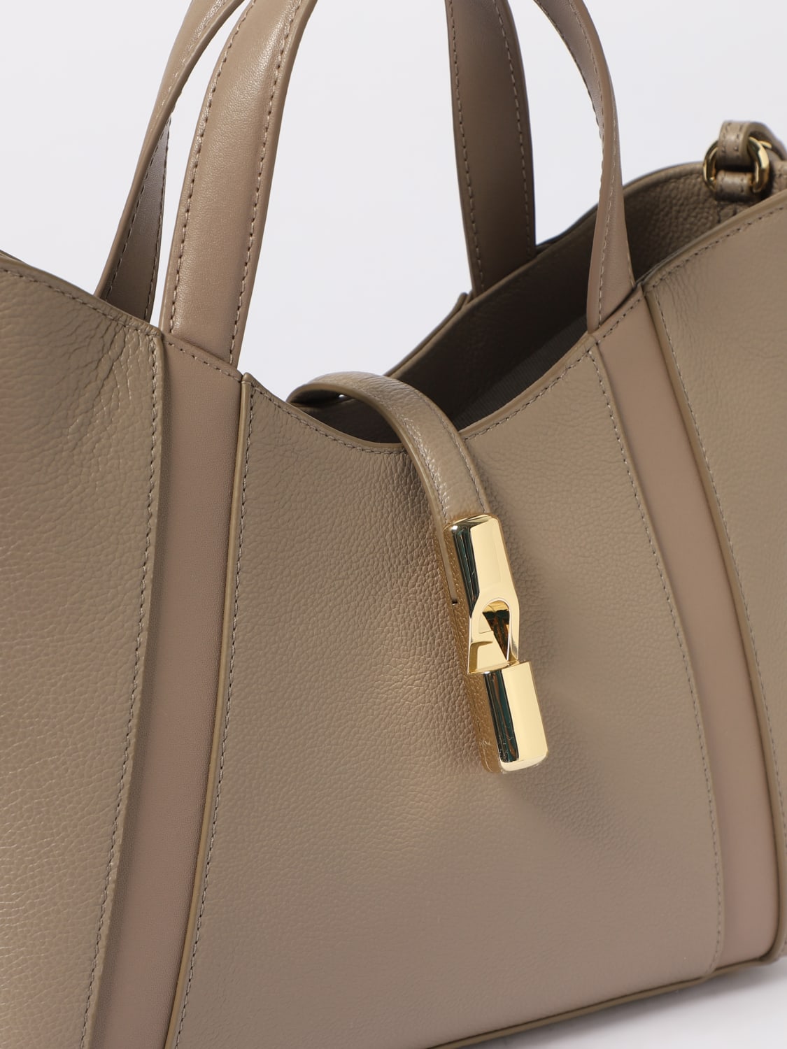 FURLA ハンドバッグ: ショルダーバッグ レディース Furla, グレー - Img 3