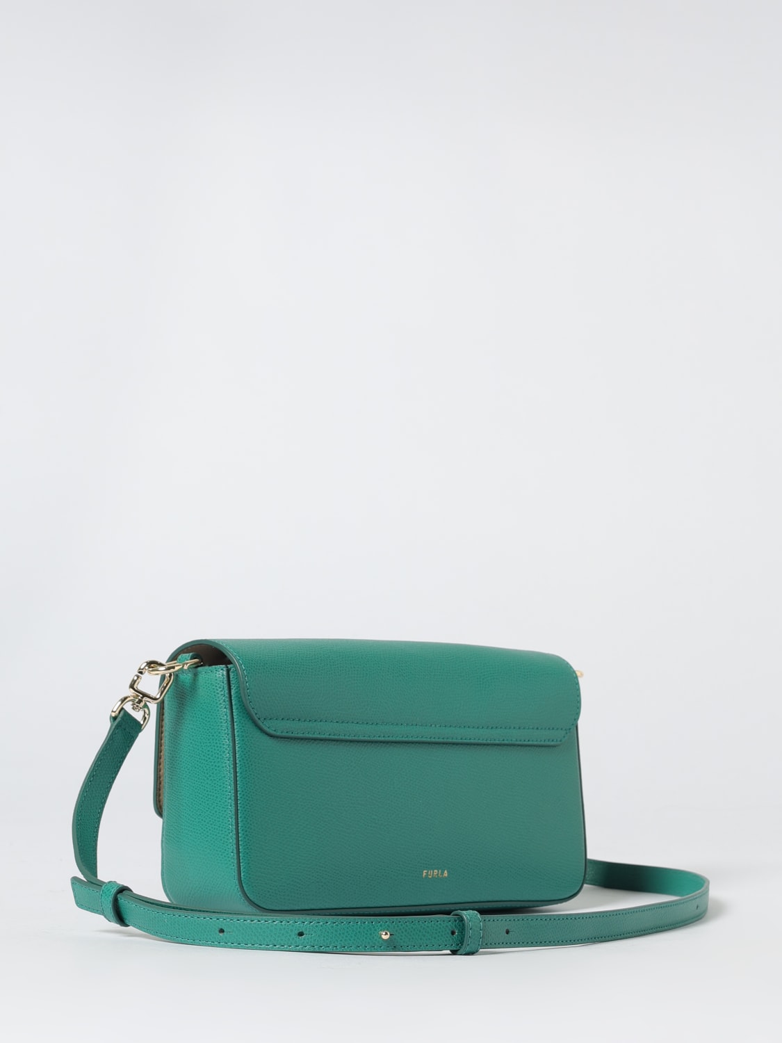 FURLA BANDOLERA: Bolso de hombro mujer Furla, Verde - Img 2