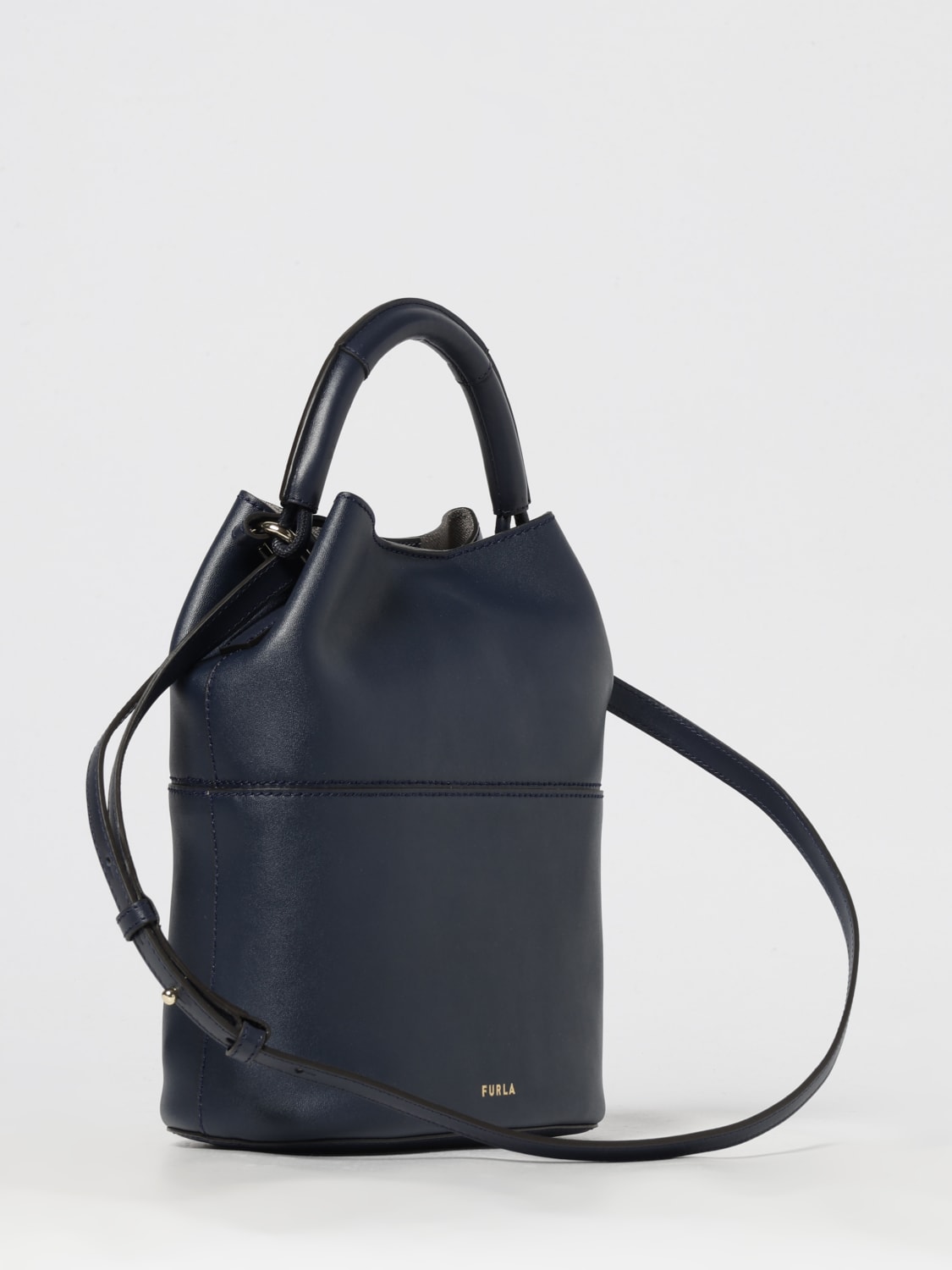 FURLA HANDBAG: Shoulder bag woman Furla, Blue - Img 2