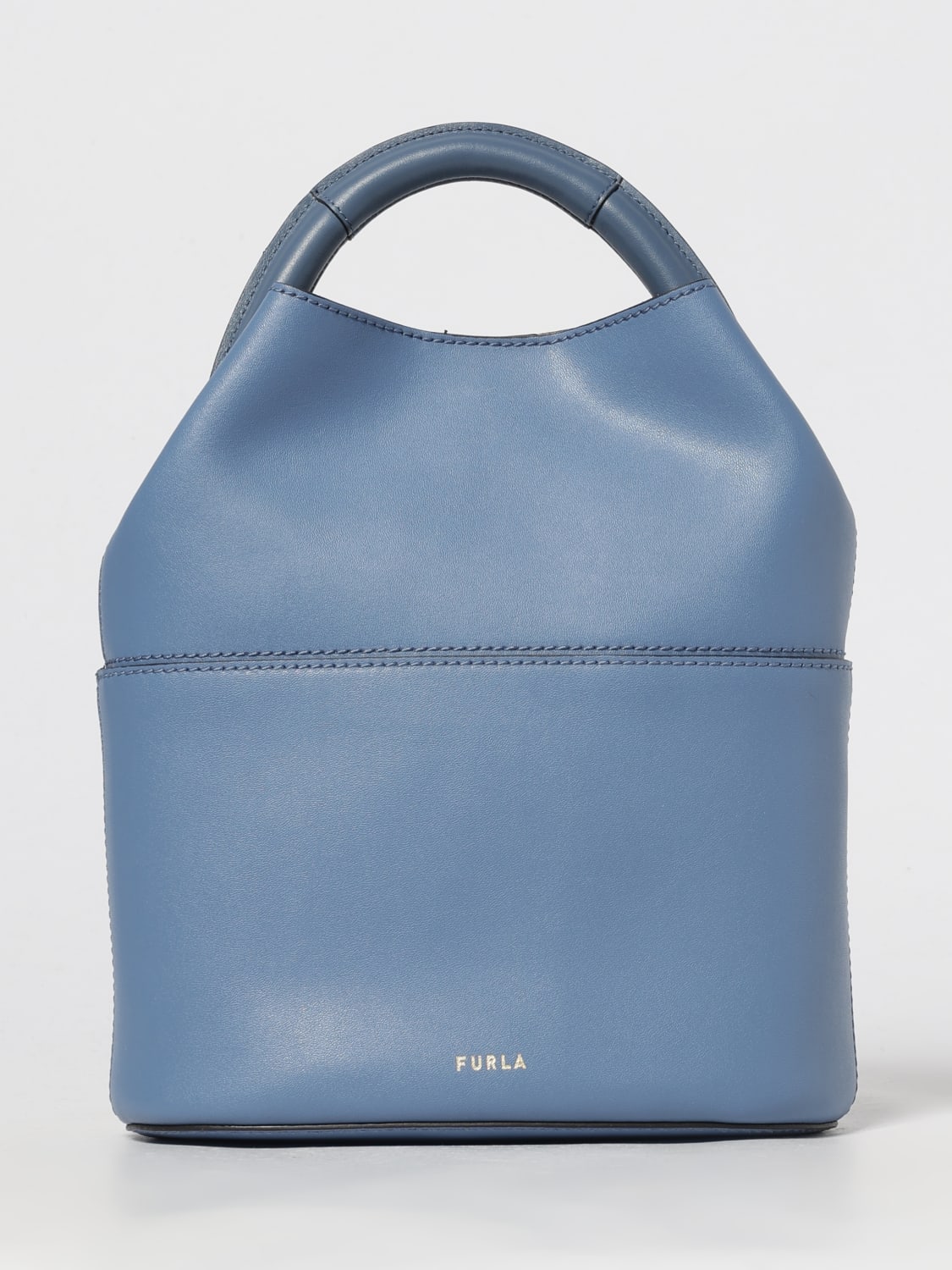 FURLA HANDBAG: Shoulder bag woman Furla, Denim - Img 1