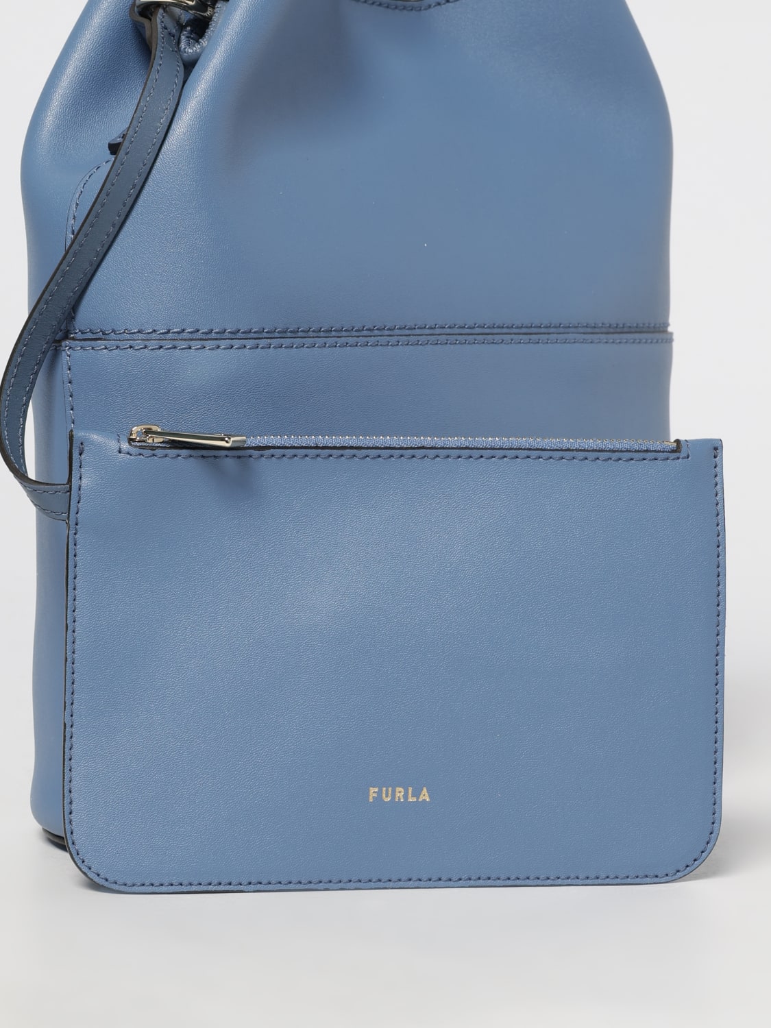 FURLA HANDBAG: Shoulder bag woman Furla, Denim - Img 3