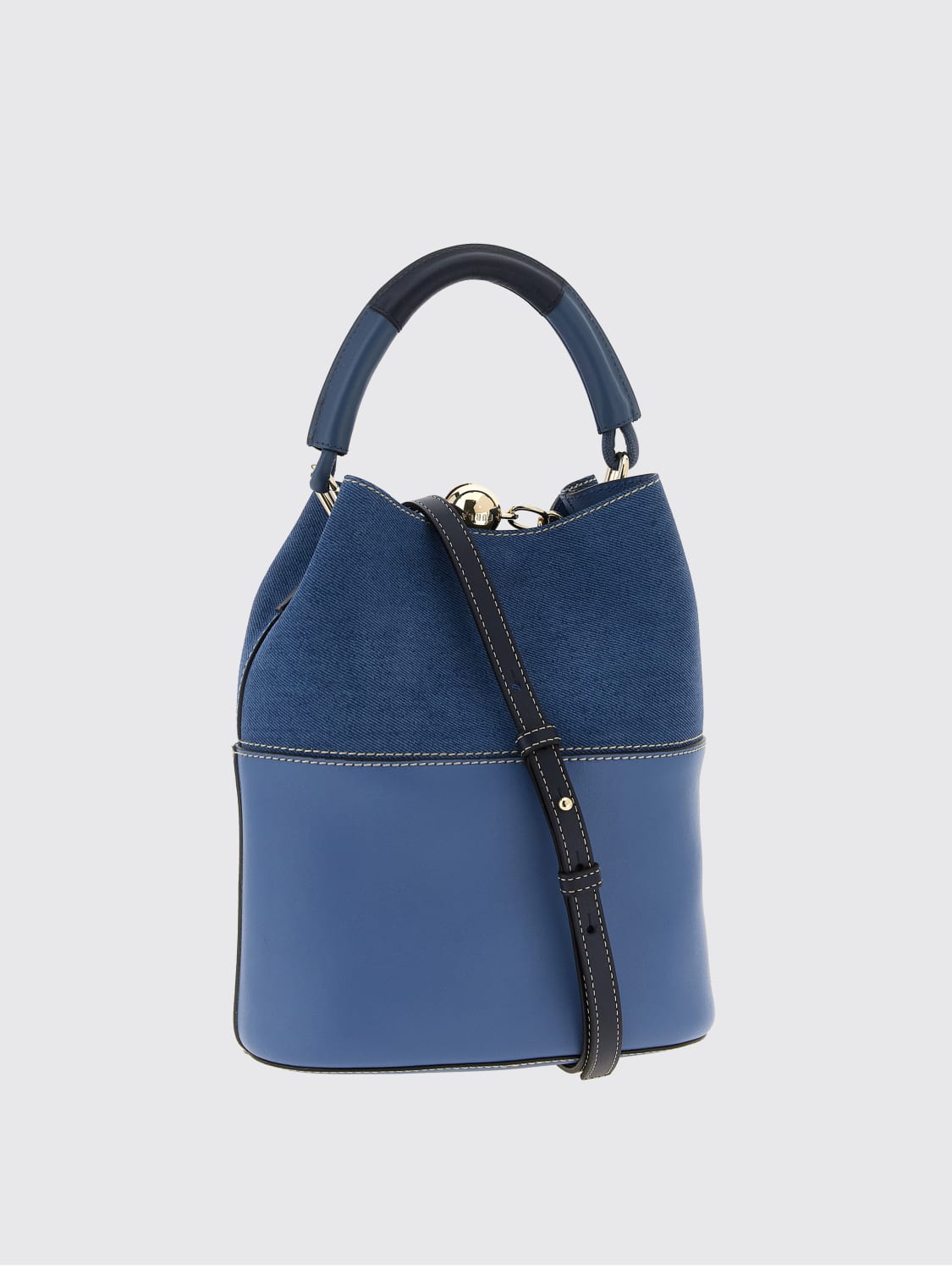 FURLA HANDTASCHE: Schultertasche damen Furla, Blau - Img 2