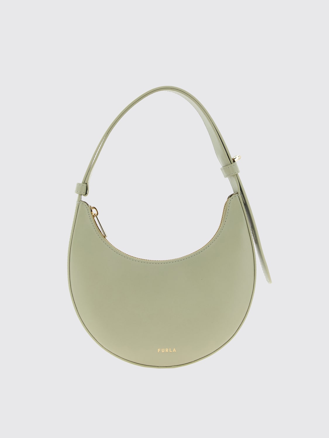 FURLA MINI BAG: Shoulder bag woman Furla, Green - Img 1