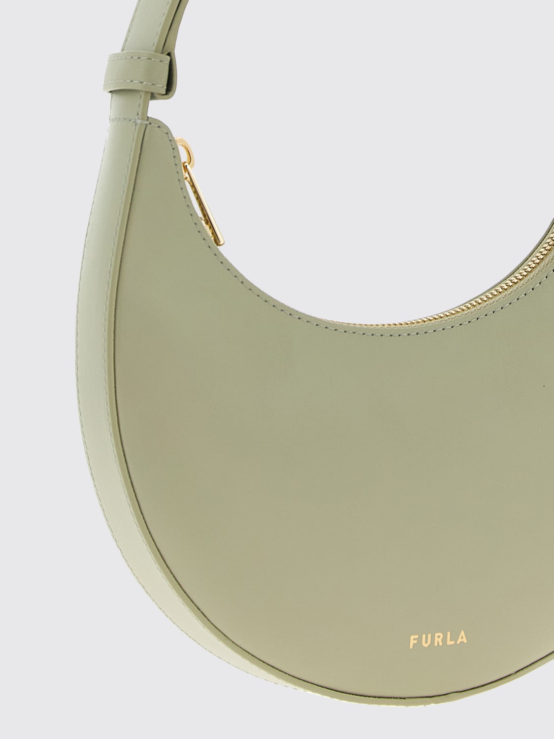 FURLA MINI BAG: Shoulder bag woman Furla, Green - Img 3