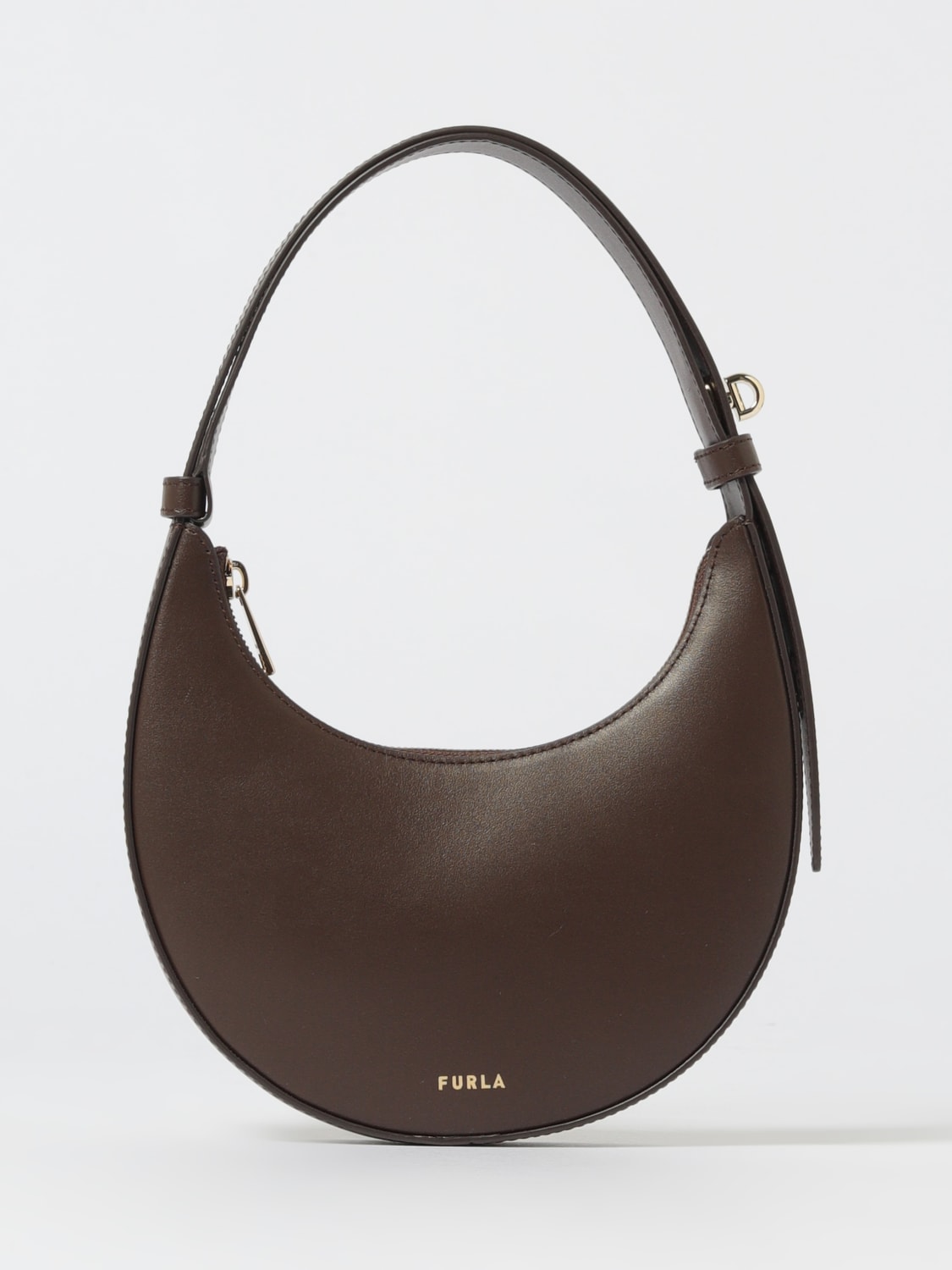 FURLA MINI BAG: Shoulder bag woman Furla, Brown - Img 1