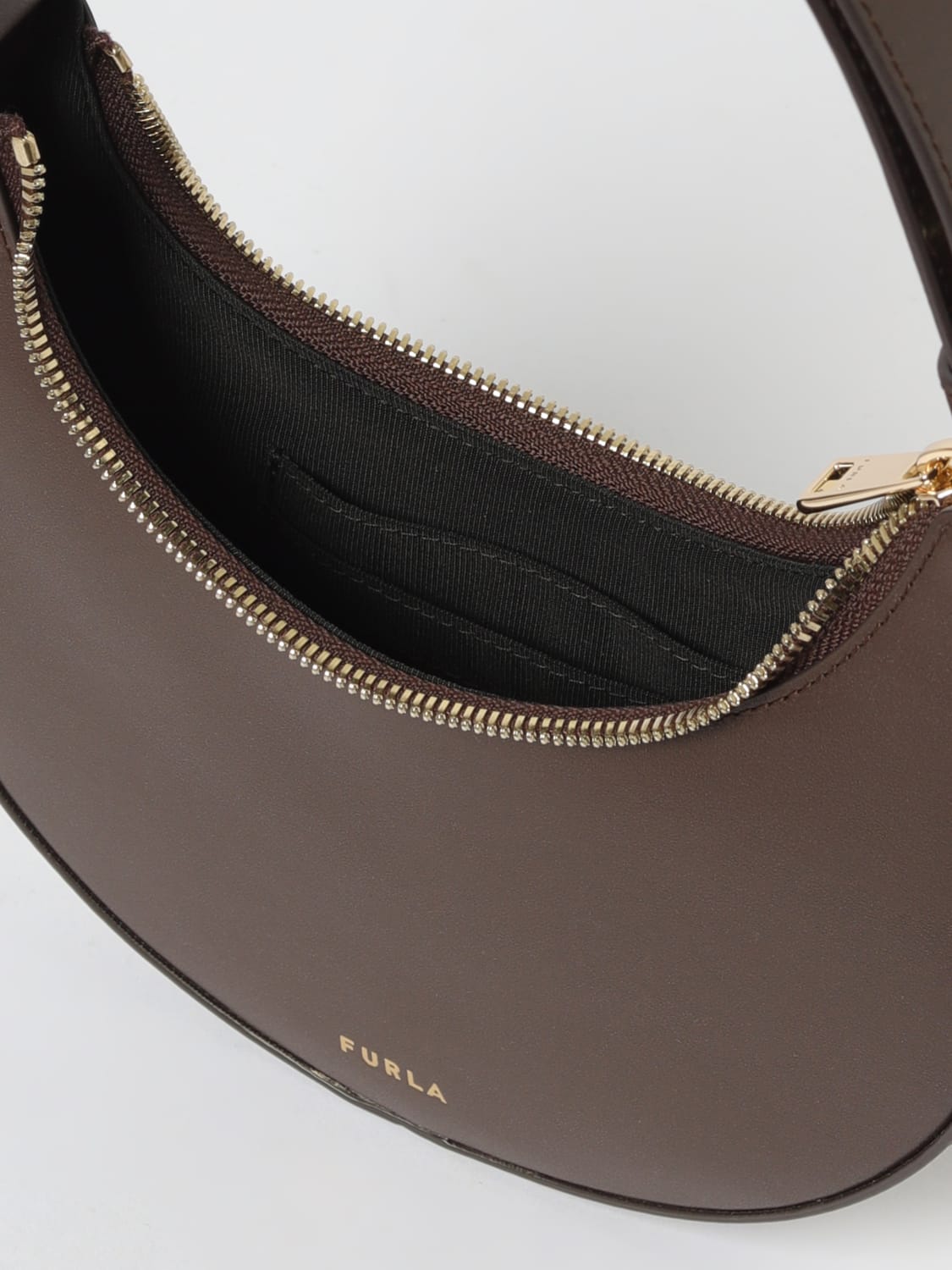 FURLA MINI BAG: Shoulder bag woman Furla, Brown - Img 3
