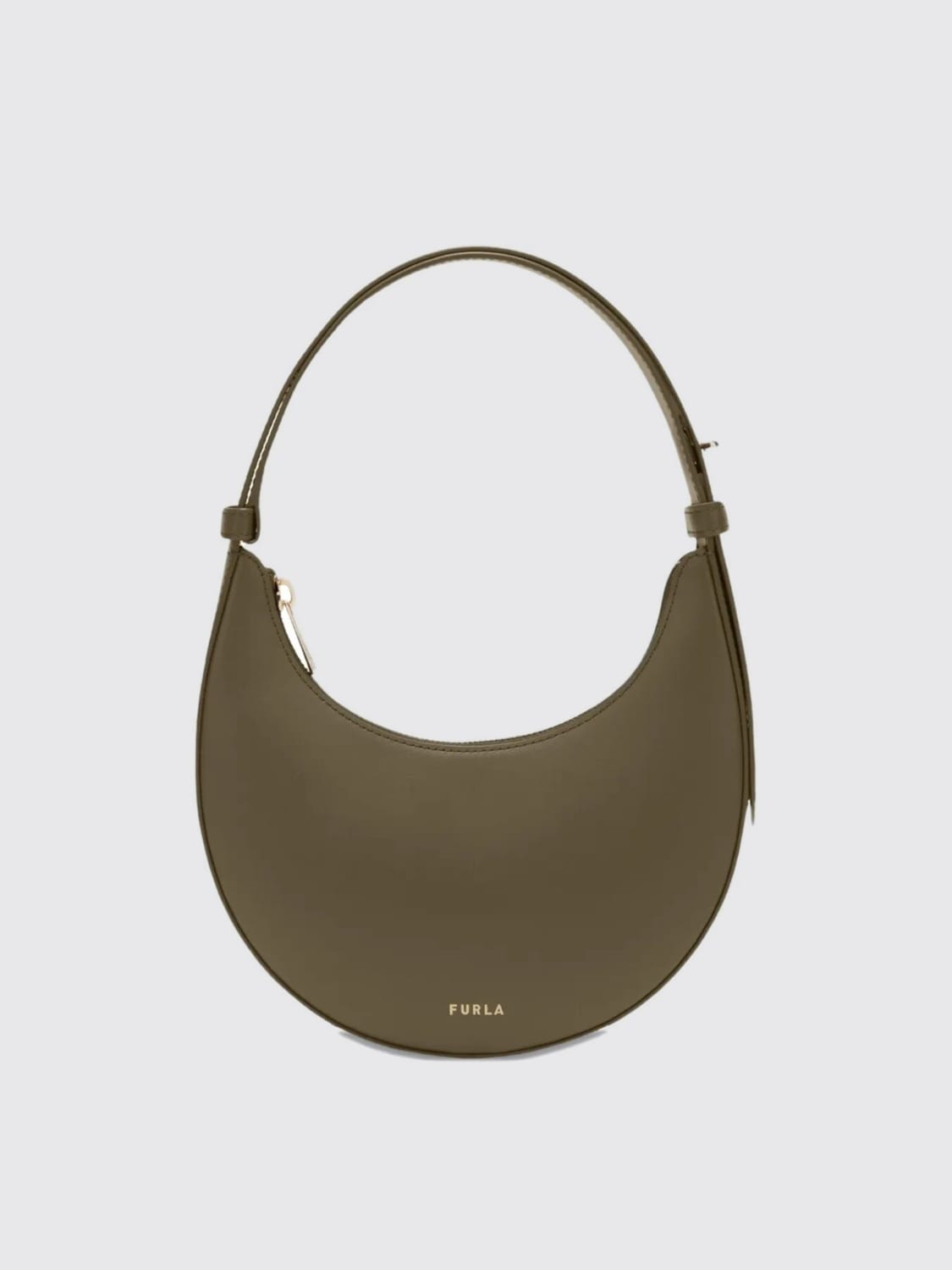 FURLA MINI BAG: Shoulder bag woman Furla, Moss Green - Img 1