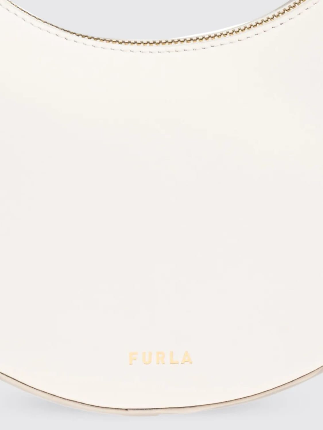 FURLA MINI BAG: Shoulder bag woman Furla, Cream - Img 4
