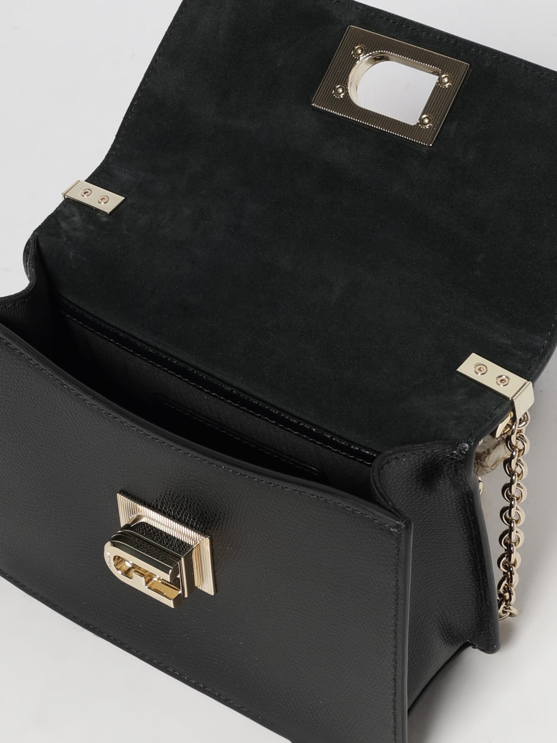 FURLA MINI BAG: Shoulder bag woman Furla, Black - Img 3