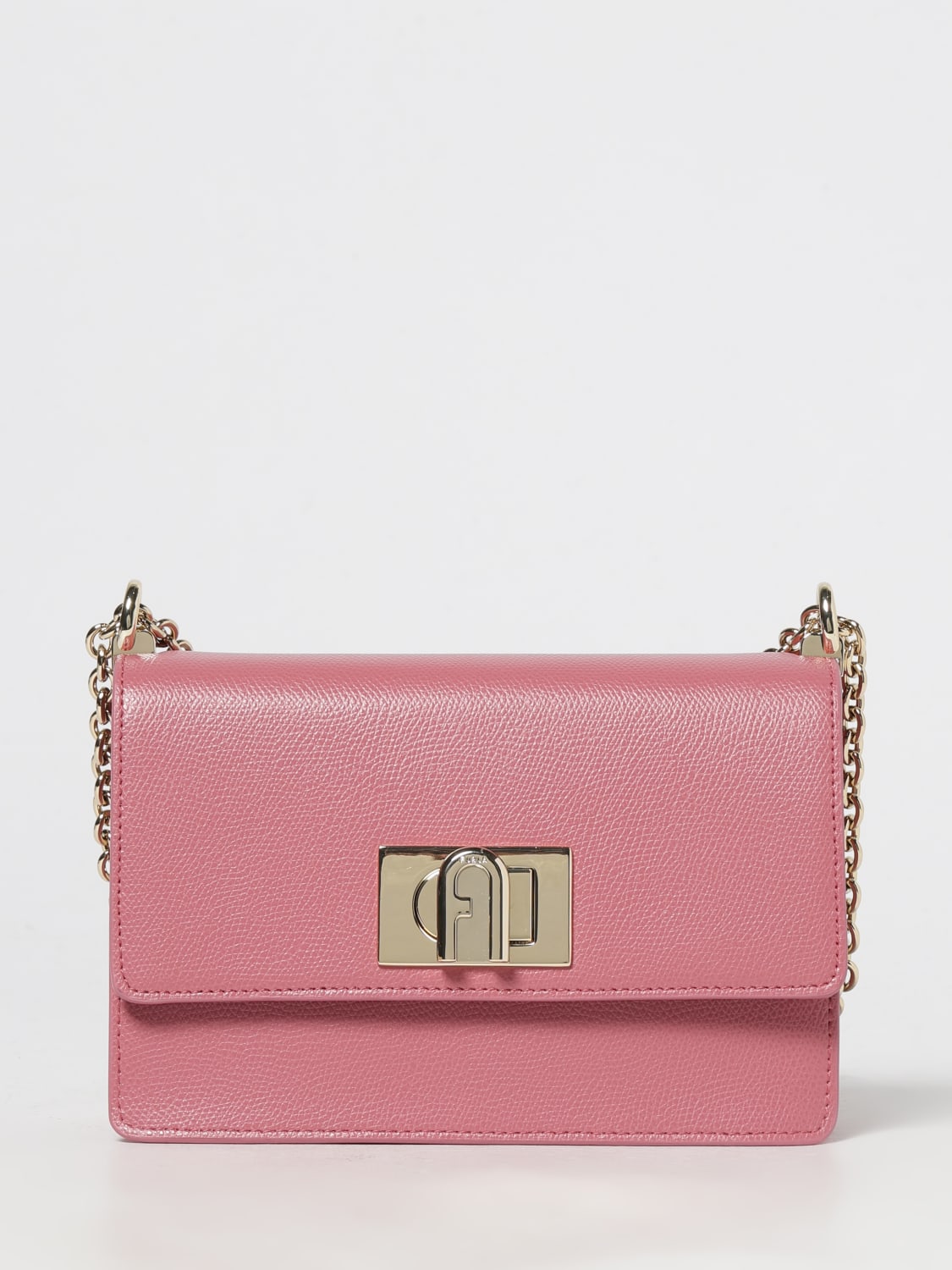 FURLA MINI BAG: Shoulder bag woman Furla, Pink - Img 1