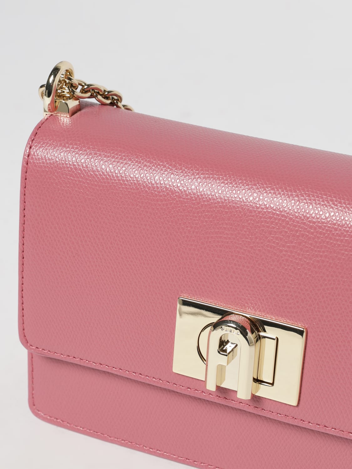FURLA MINI BAG: Shoulder bag woman Furla, Pink - Img 3