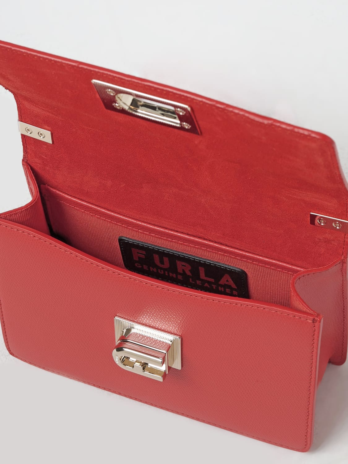 FURLA MINI BAG: Shoulder bag woman Furla, Red - Img 3