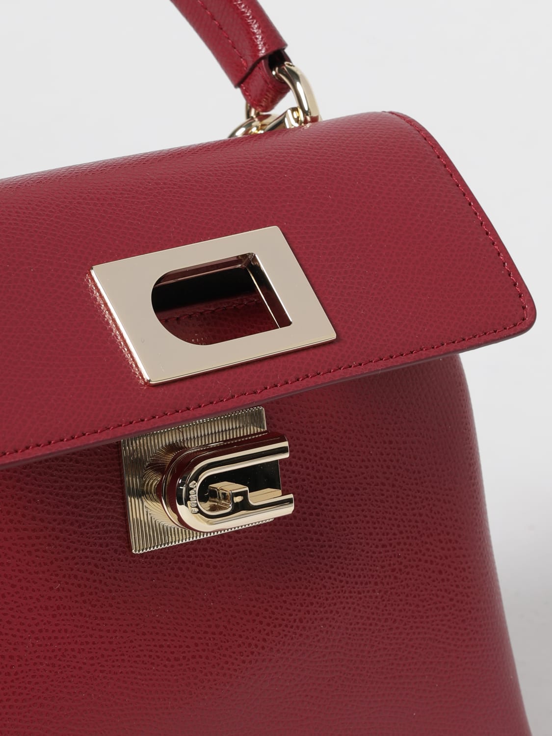 FURLA MINI BAG: Shoulder bag woman Furla, Cherry - Img 3