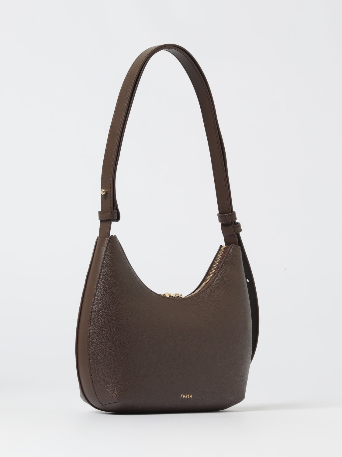 FURLA MINI BAG: Shoulder bag woman Furla, Brown - Img 2