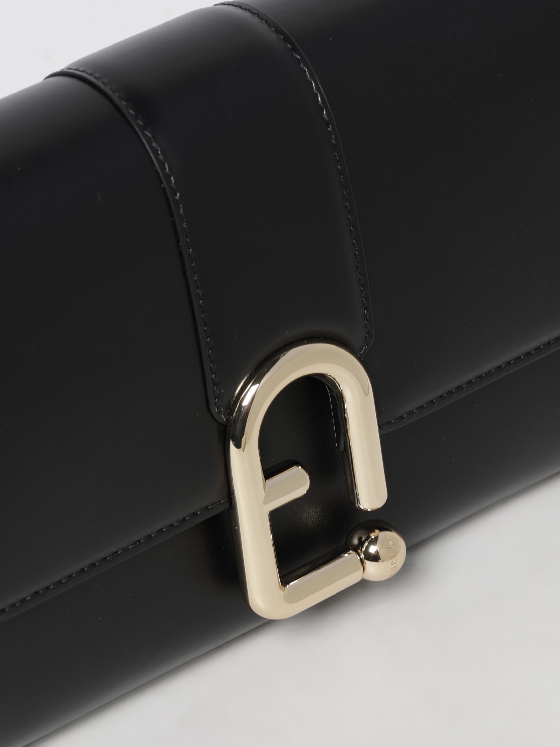 FURLA MINI BAG: Shoulder bag woman Furla, Black - Img 3