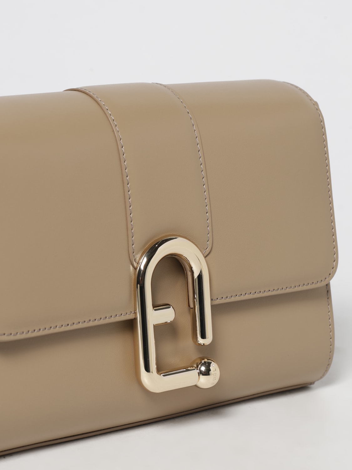 FURLA MINI BAG: Shoulder bag woman Furla, Dove Grey - Img 3