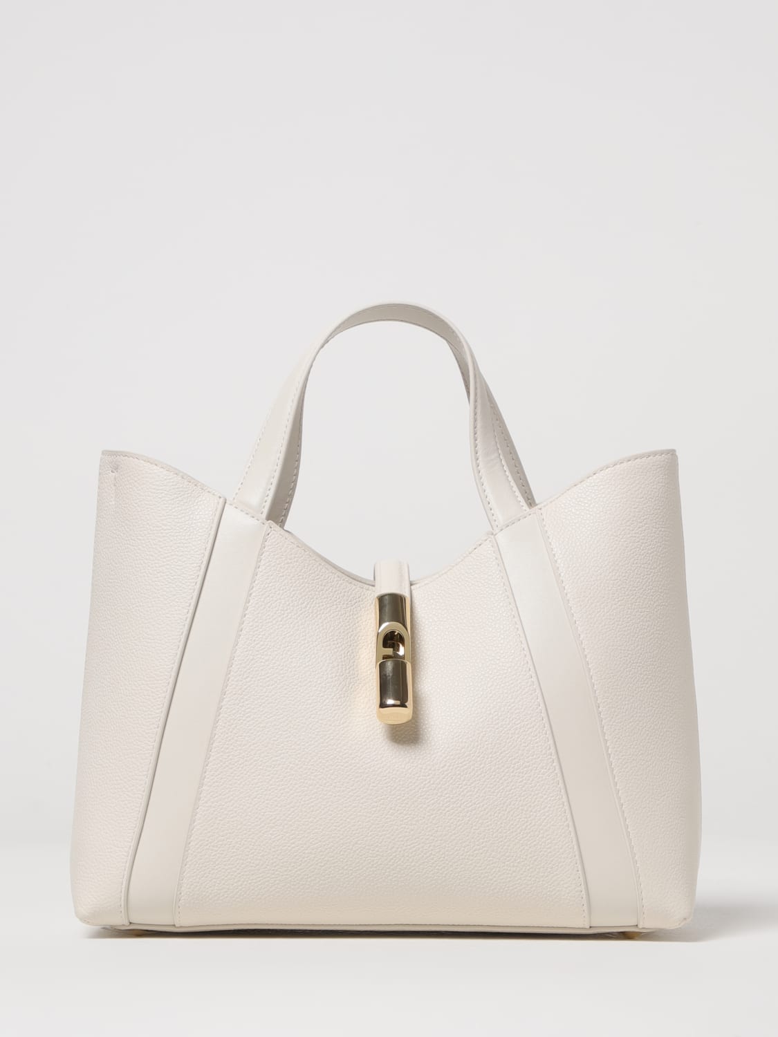 FURLA SAC À MAIN: Sac porté épaule femme Furla, Jaune Crème - Img 1