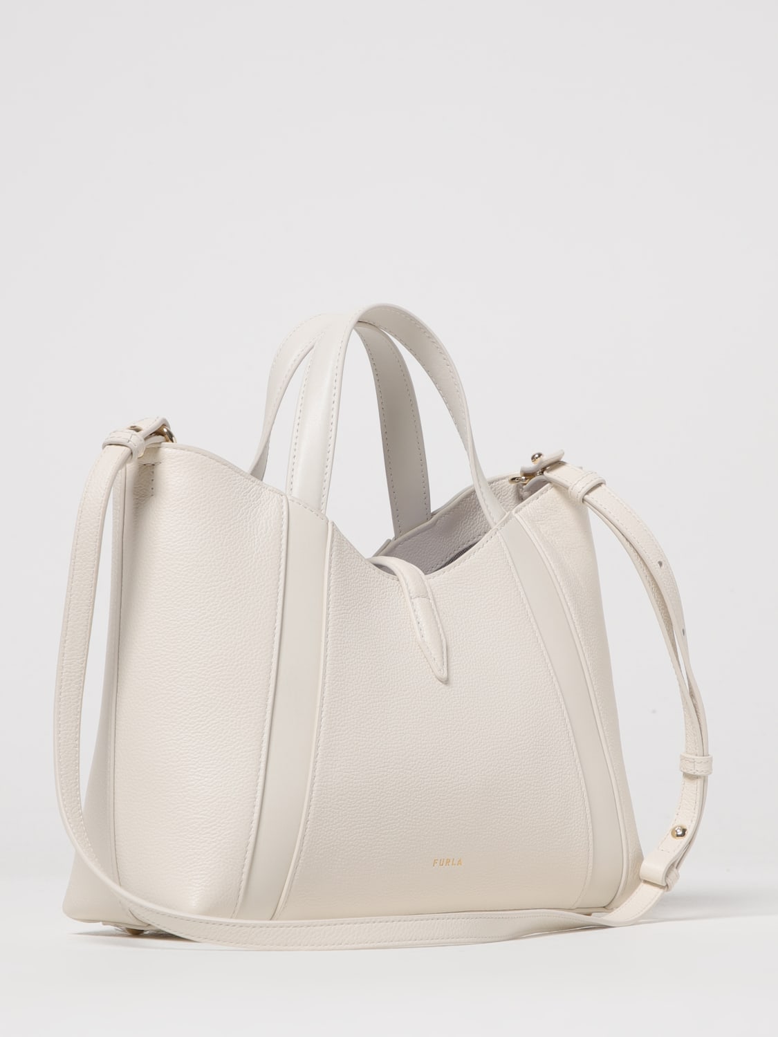 FURLA SAC À MAIN: Sac porté épaule femme Furla, Jaune Crème - Img 2