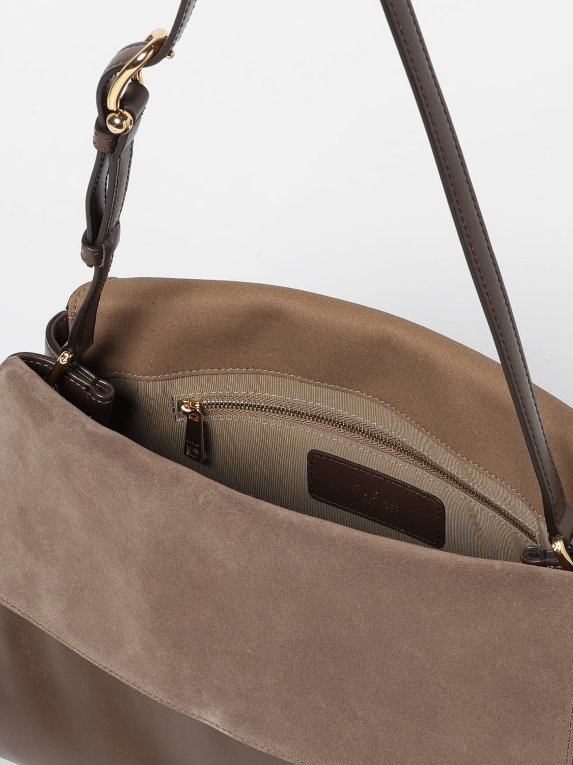 FURLA SCHULTERTASCHE: Schultertasche damen Furla, Kaffee Braun - Img 3