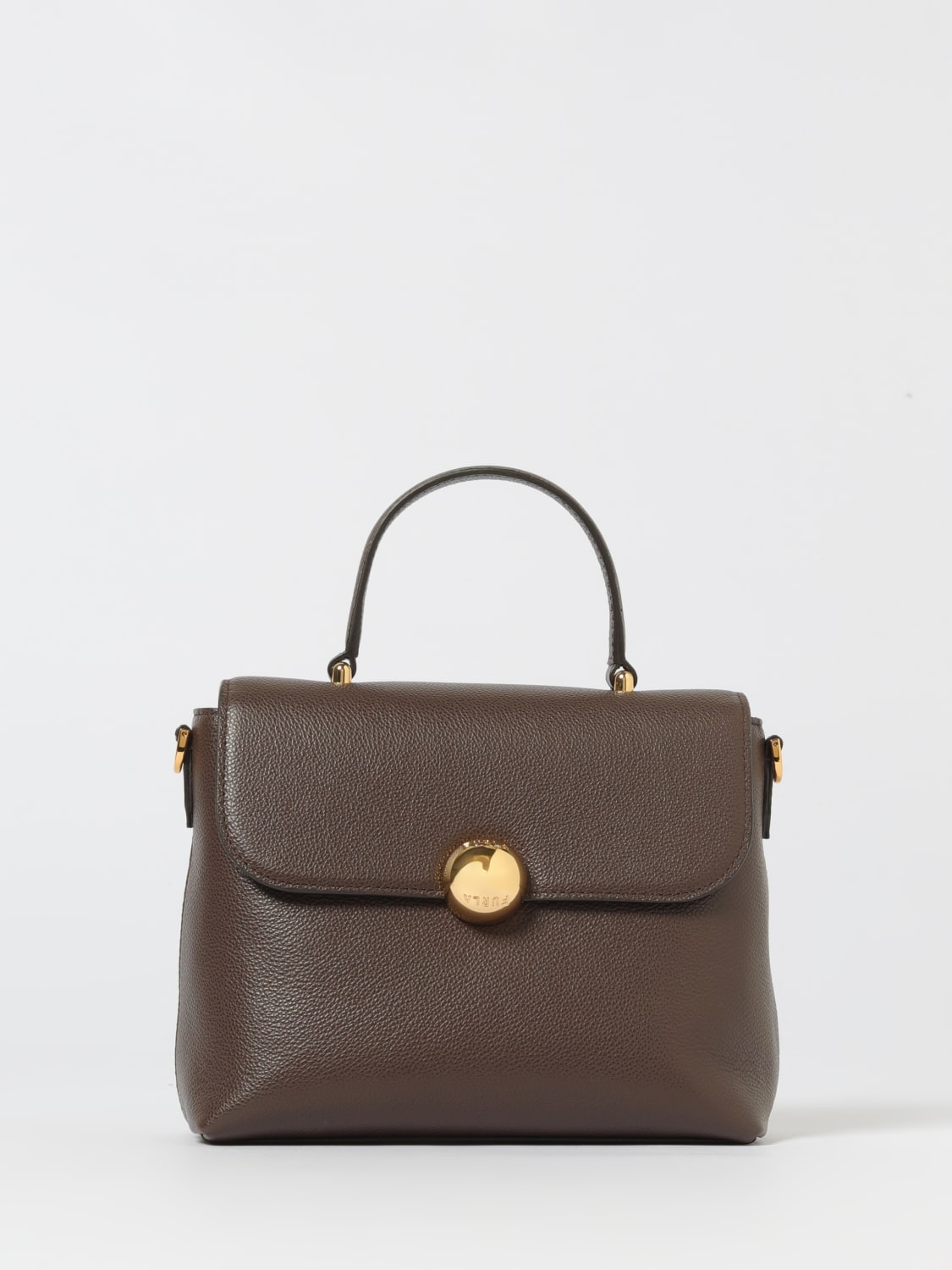 FURLA MINI BAG: Shoulder bag woman Furla, Brown - Img 1